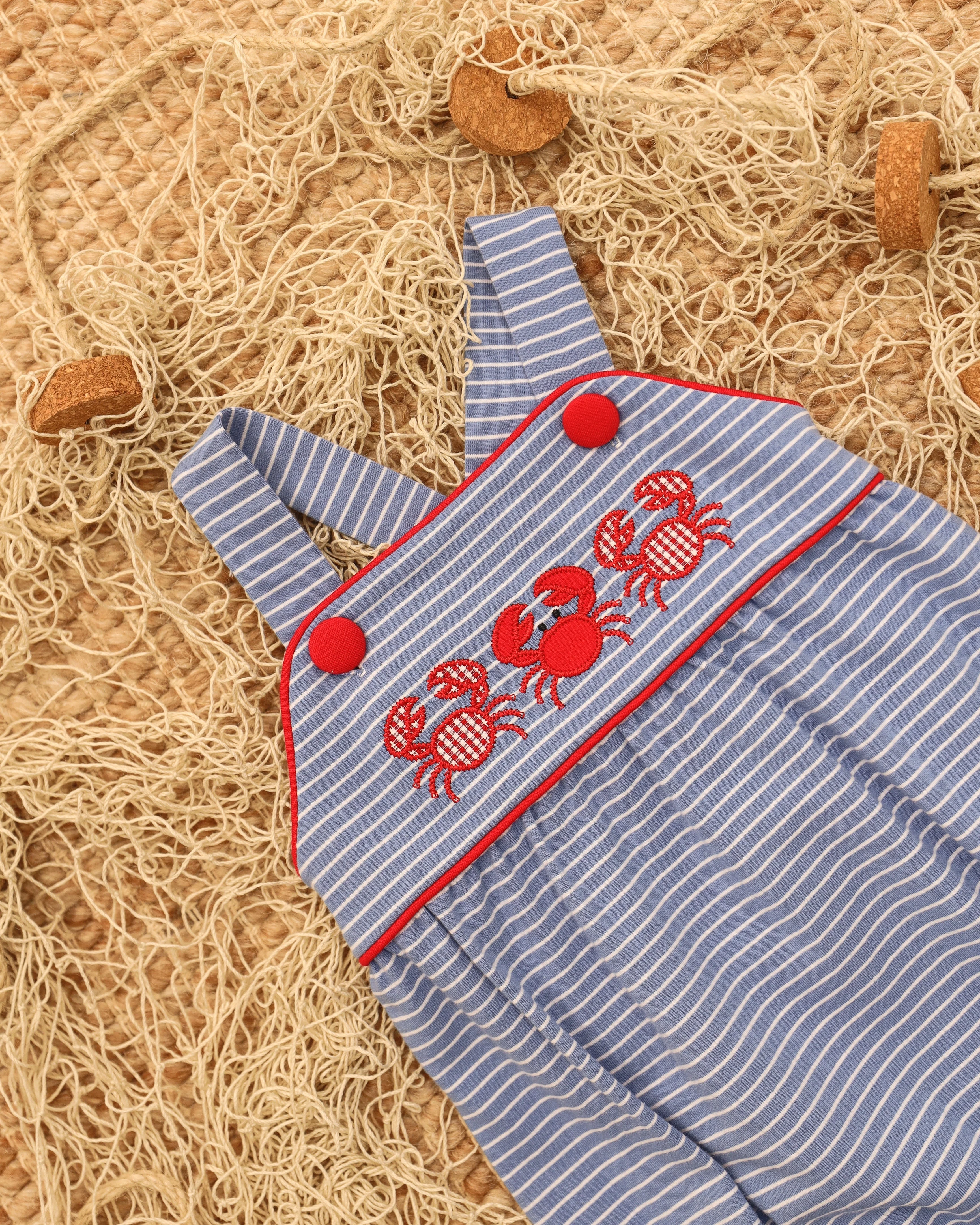 Jellybean Boy Coastal Crabs Sunsuit - Image 3