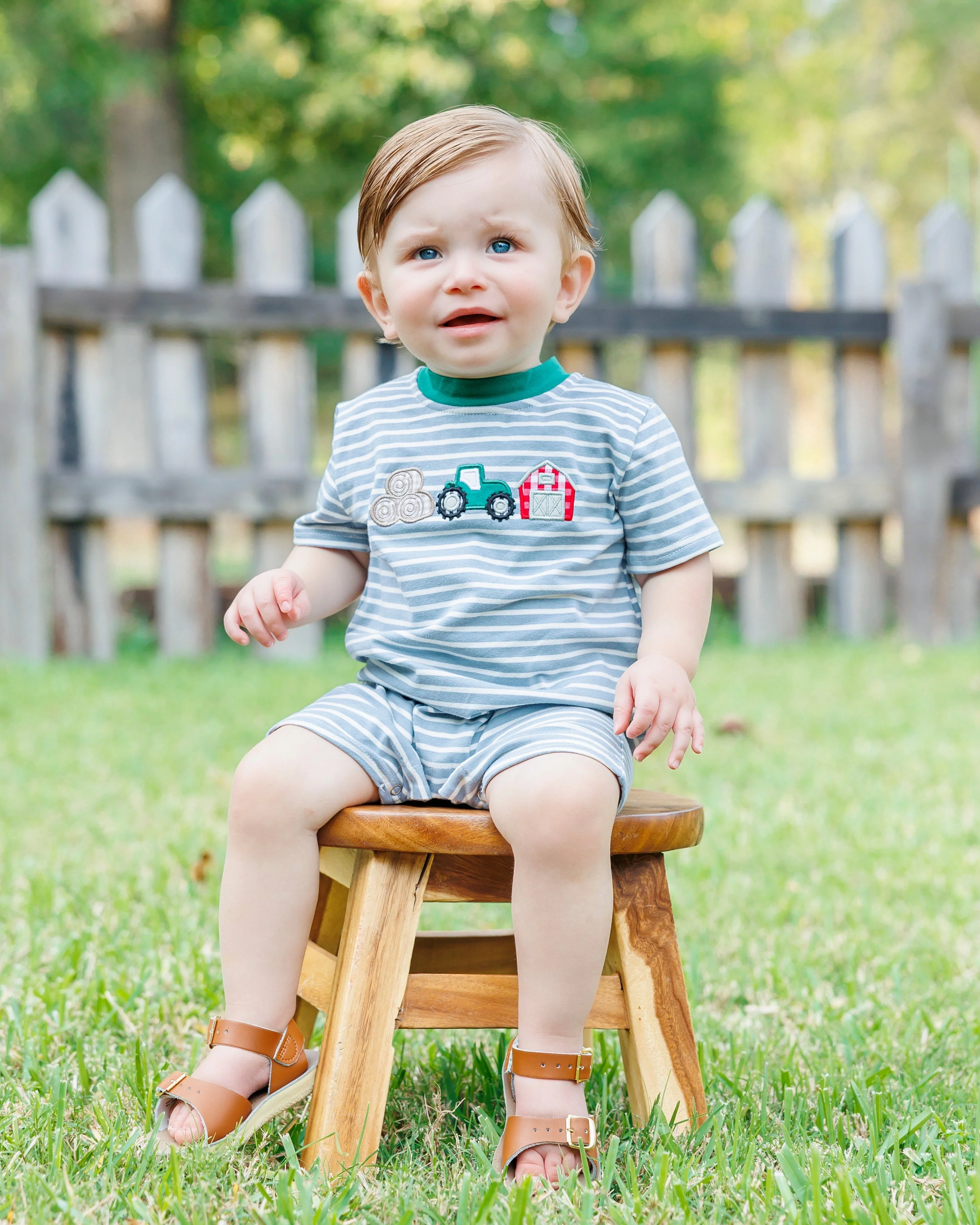 Jellybean Boy Farm Days Romper - Image 2