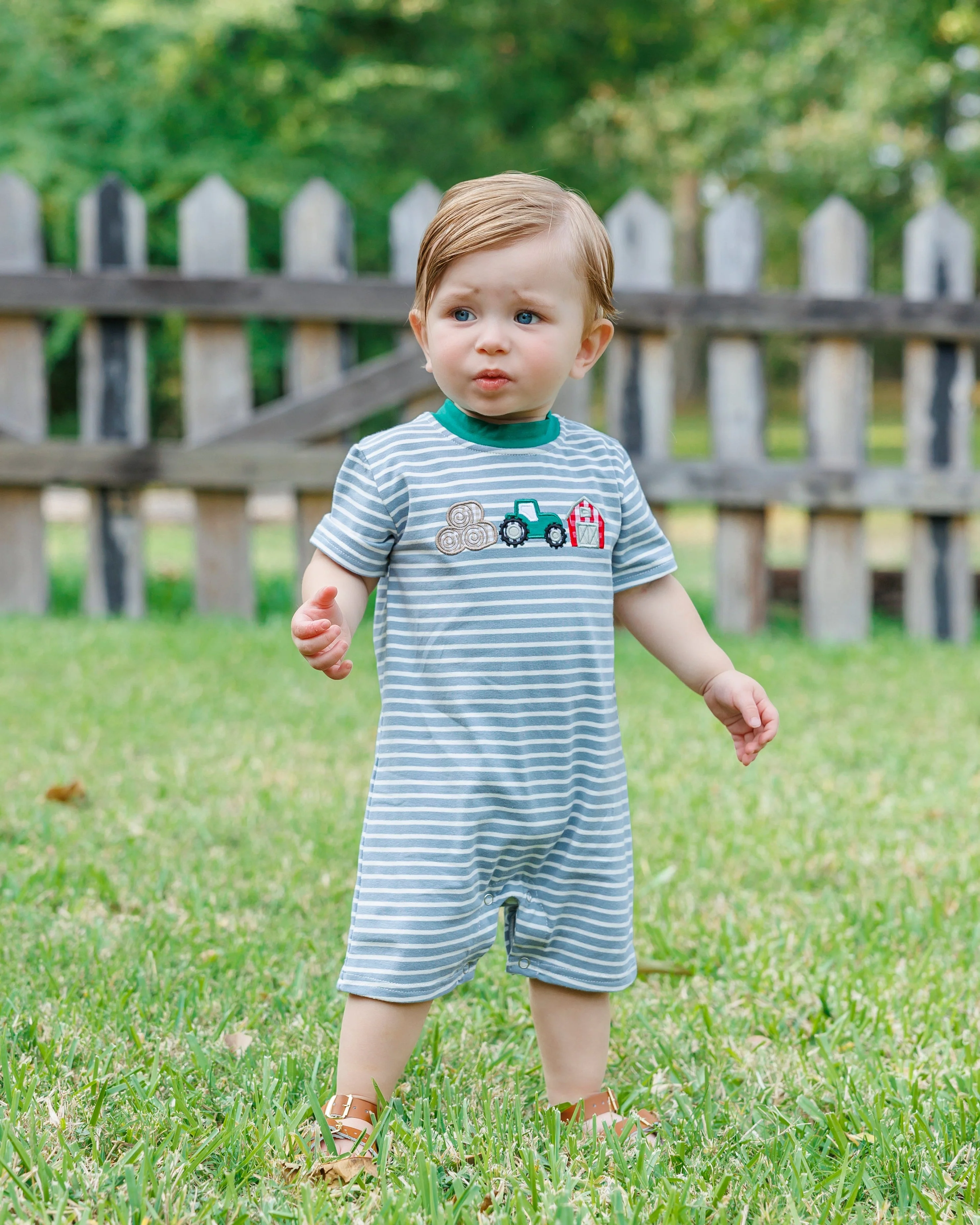 Jellybean Boy Farm Days Romper - Image 6