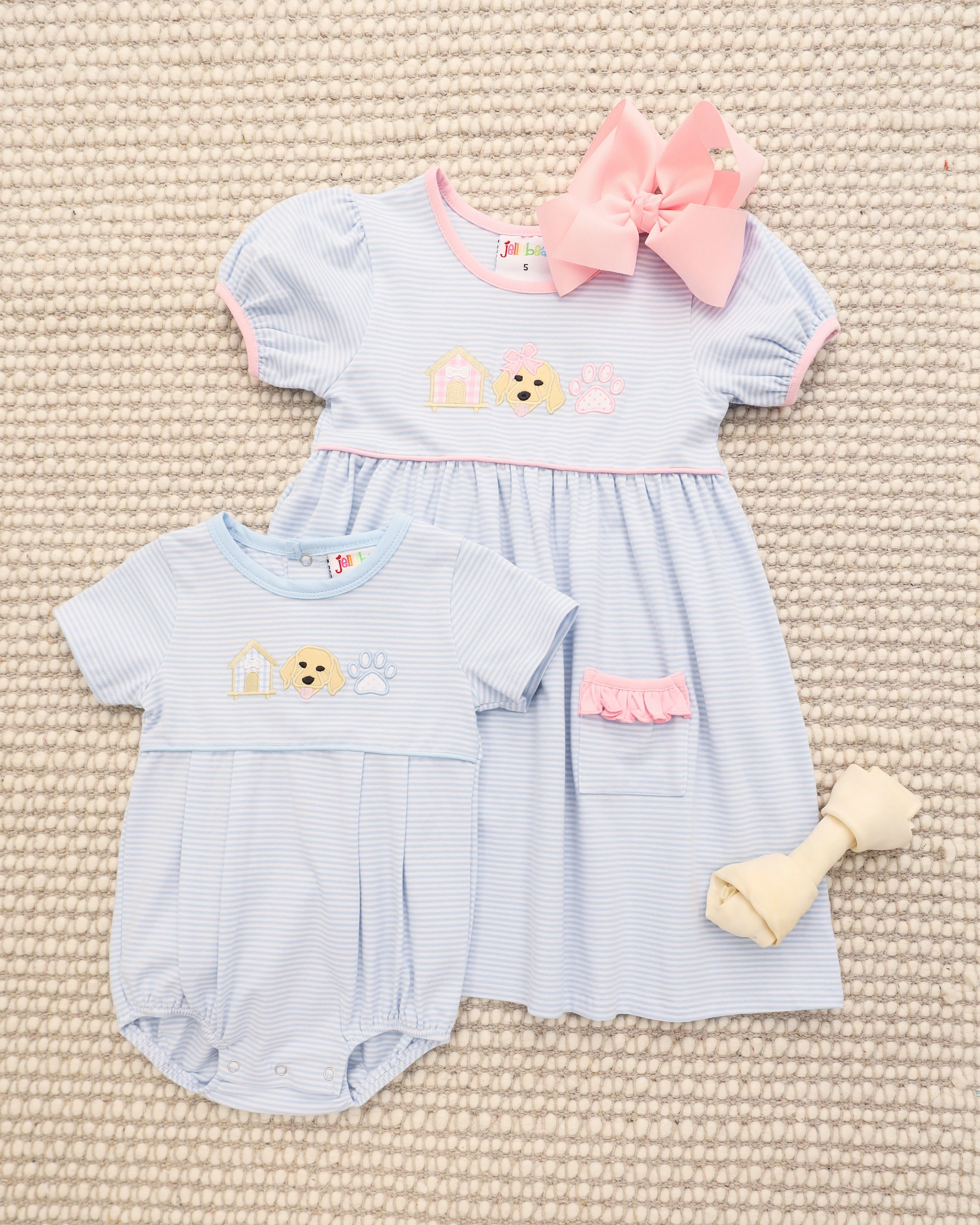 Jellybean Boy Pups & Paws Bubble-Blue - Image 5