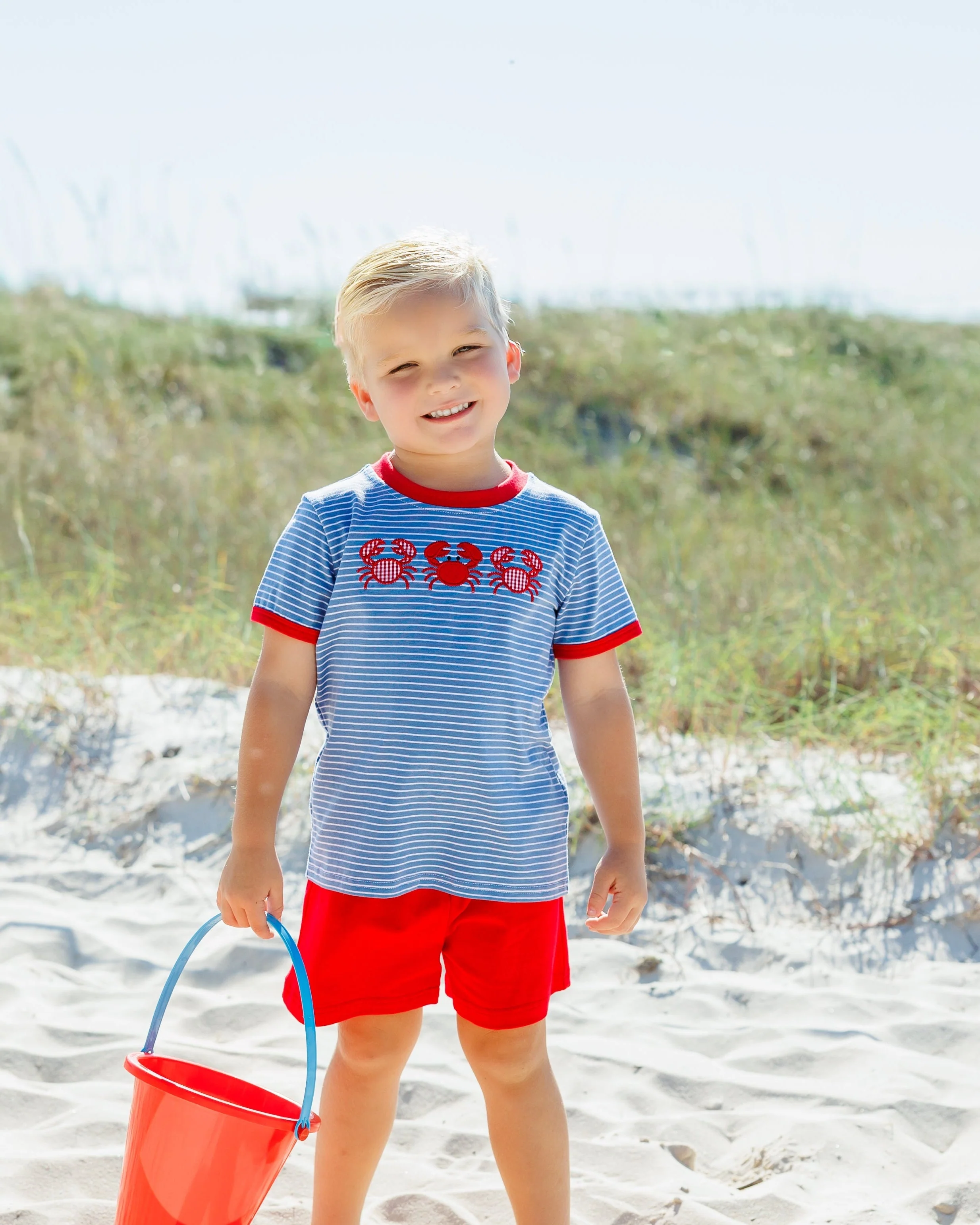 Jellybean Boy's Coastal Crab Short Set - Image 3