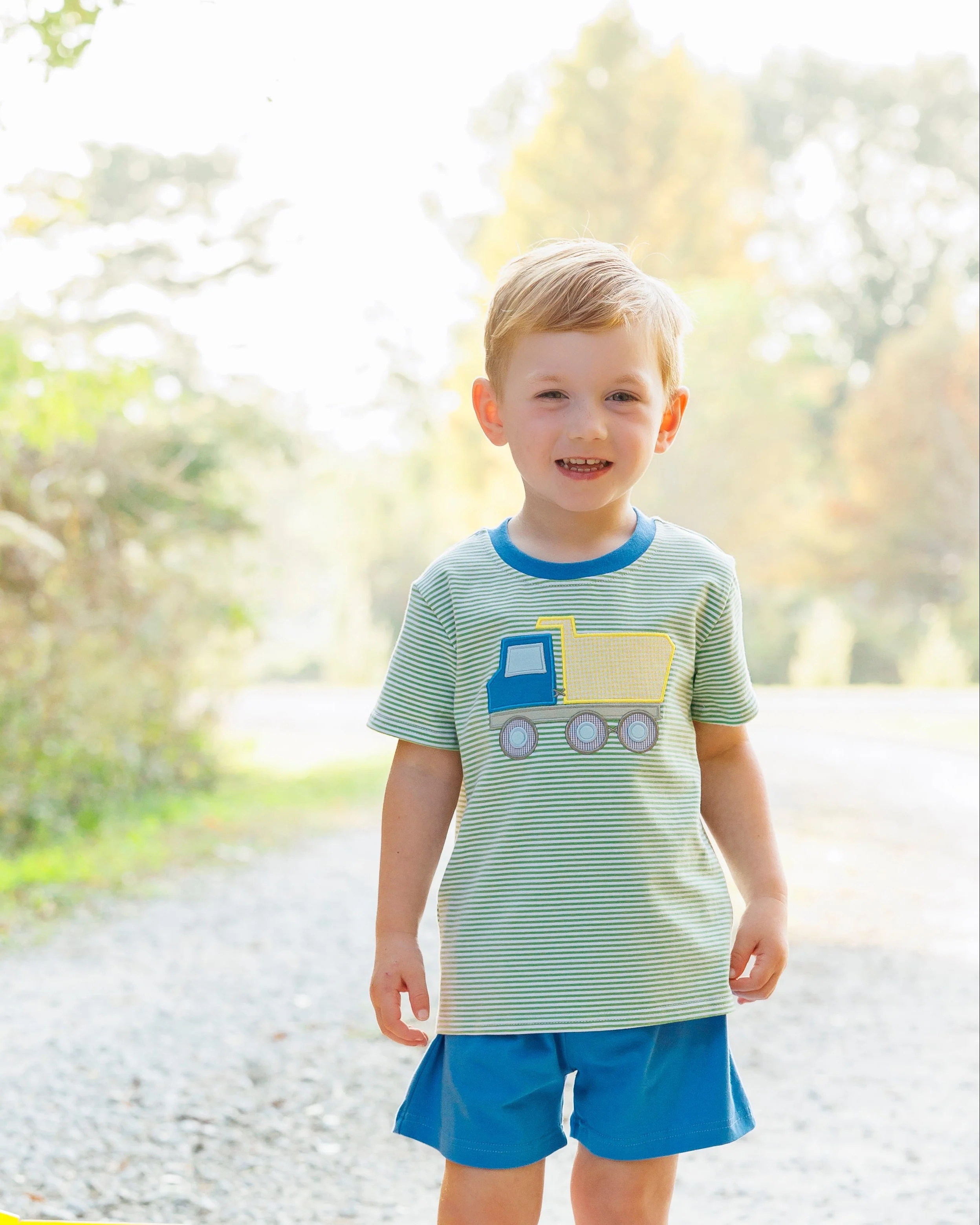 Jellybean Boy's Dump Truck Short Set - Image 2