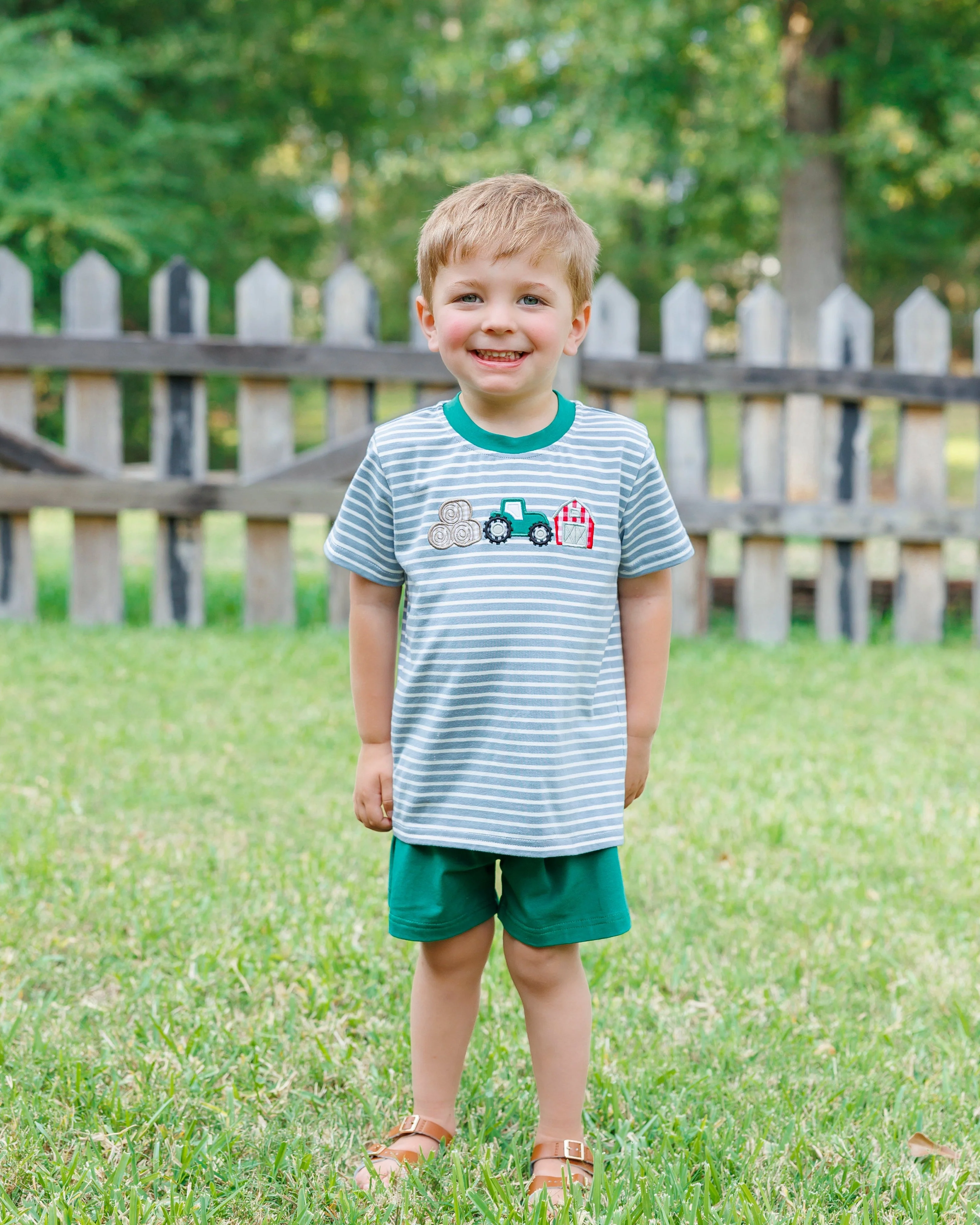 Jellybean Boy's Farm Days Short Set - Image 3