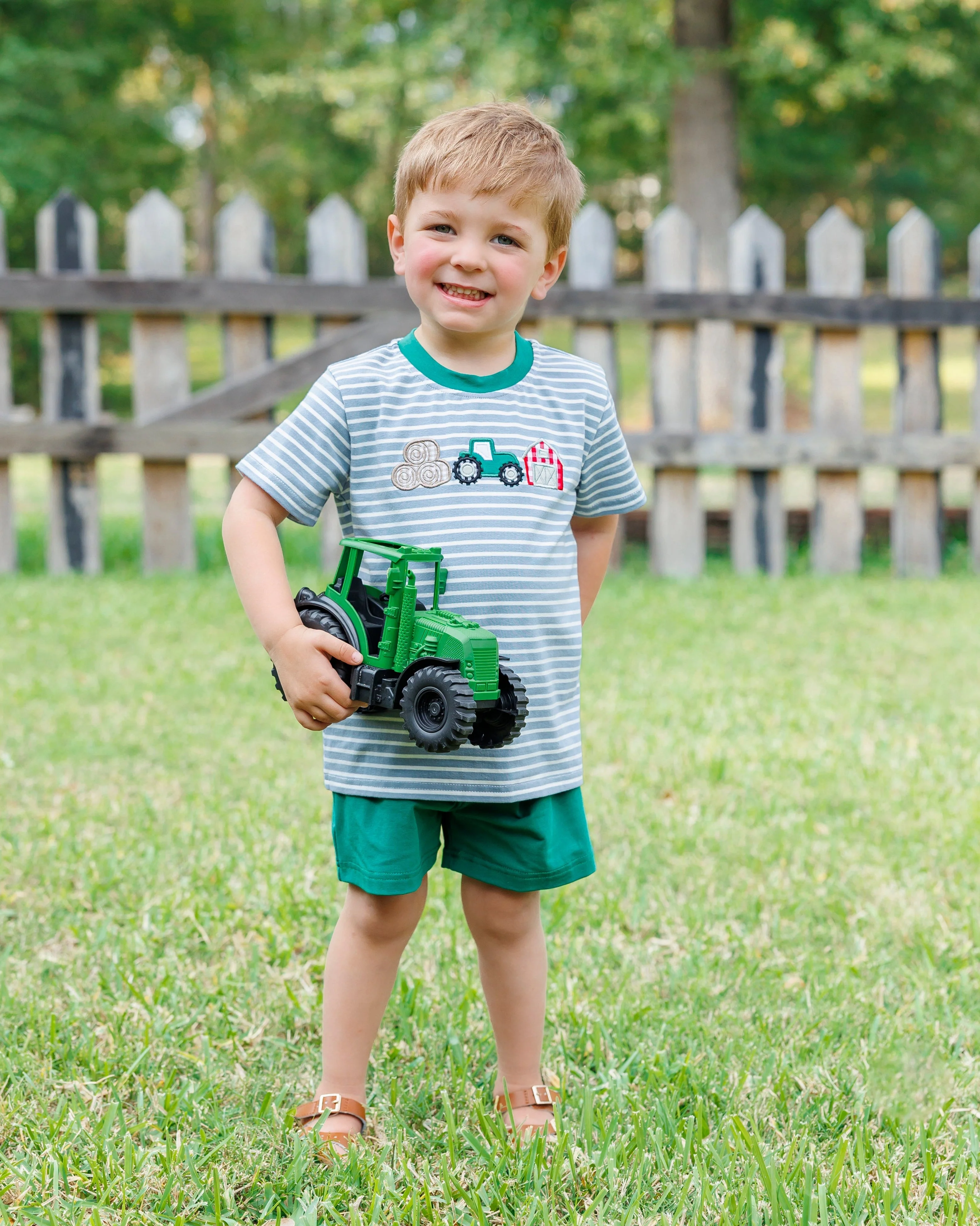 Jellybean Boy's Farm Days Short Set - Image 7