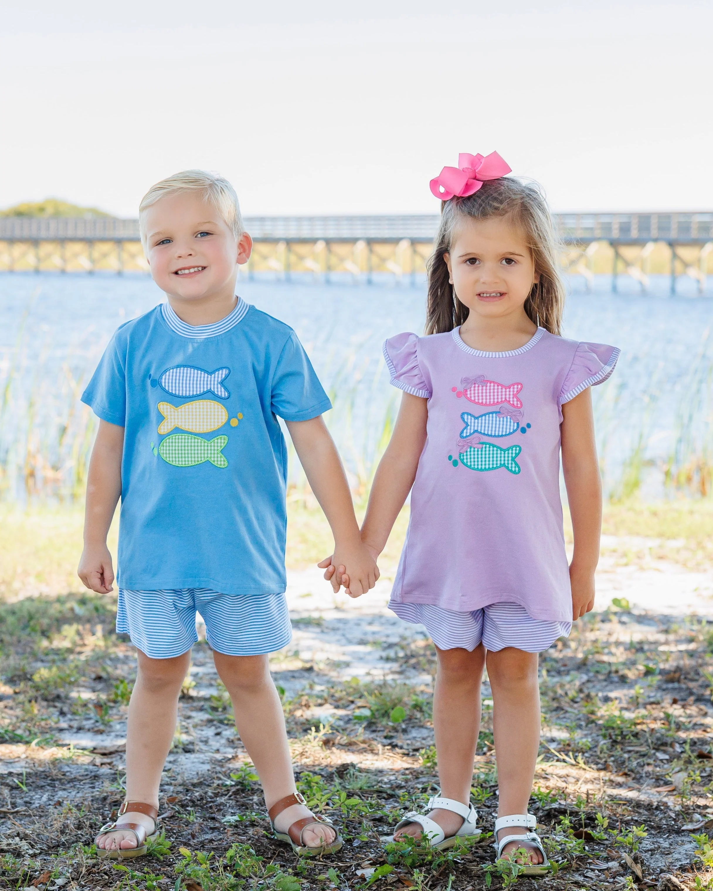 Jellybean Boy's One Fish Two Fish Short Set - Image 3