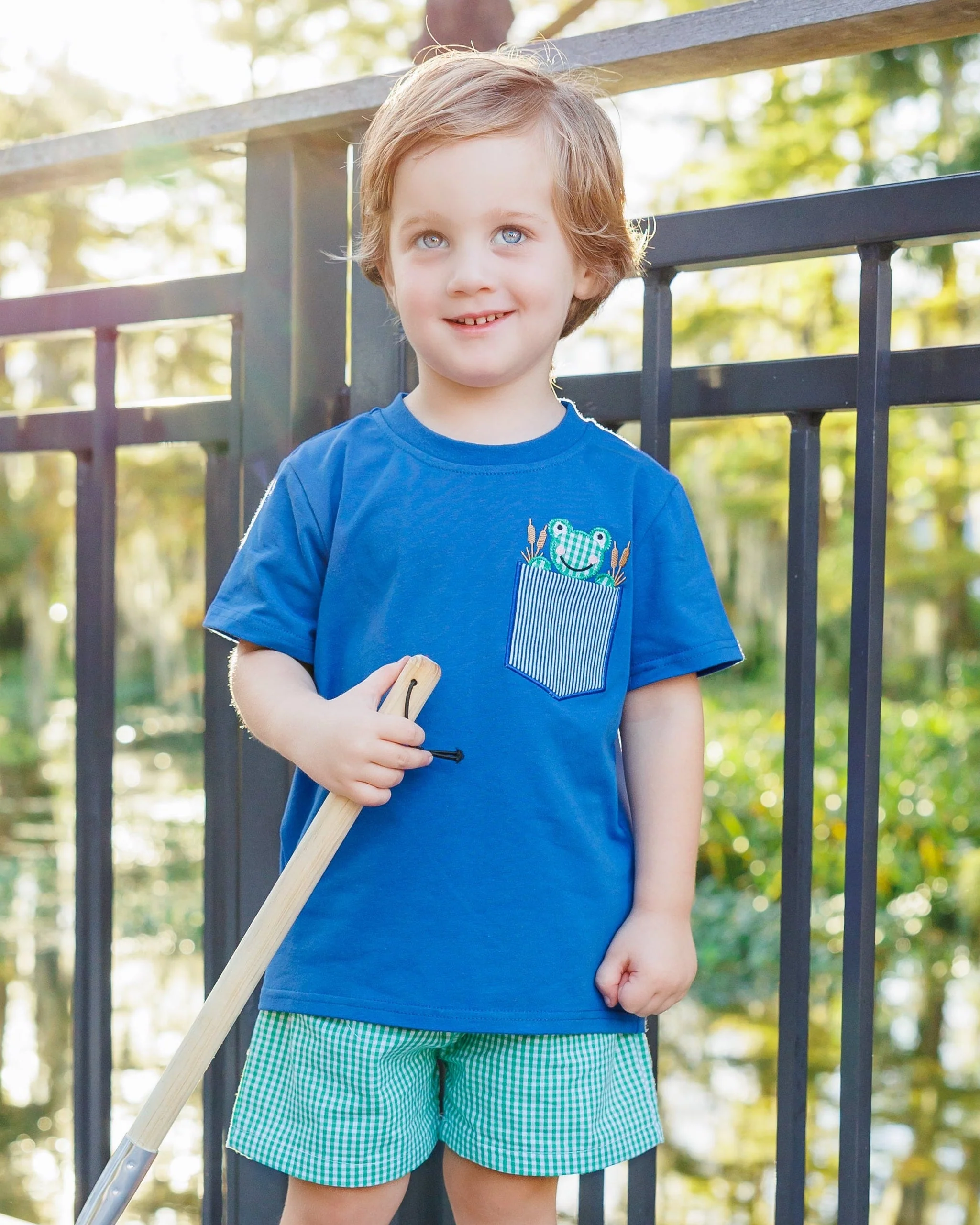Jellybean Boy's Pond Pal Short Set - Image 4