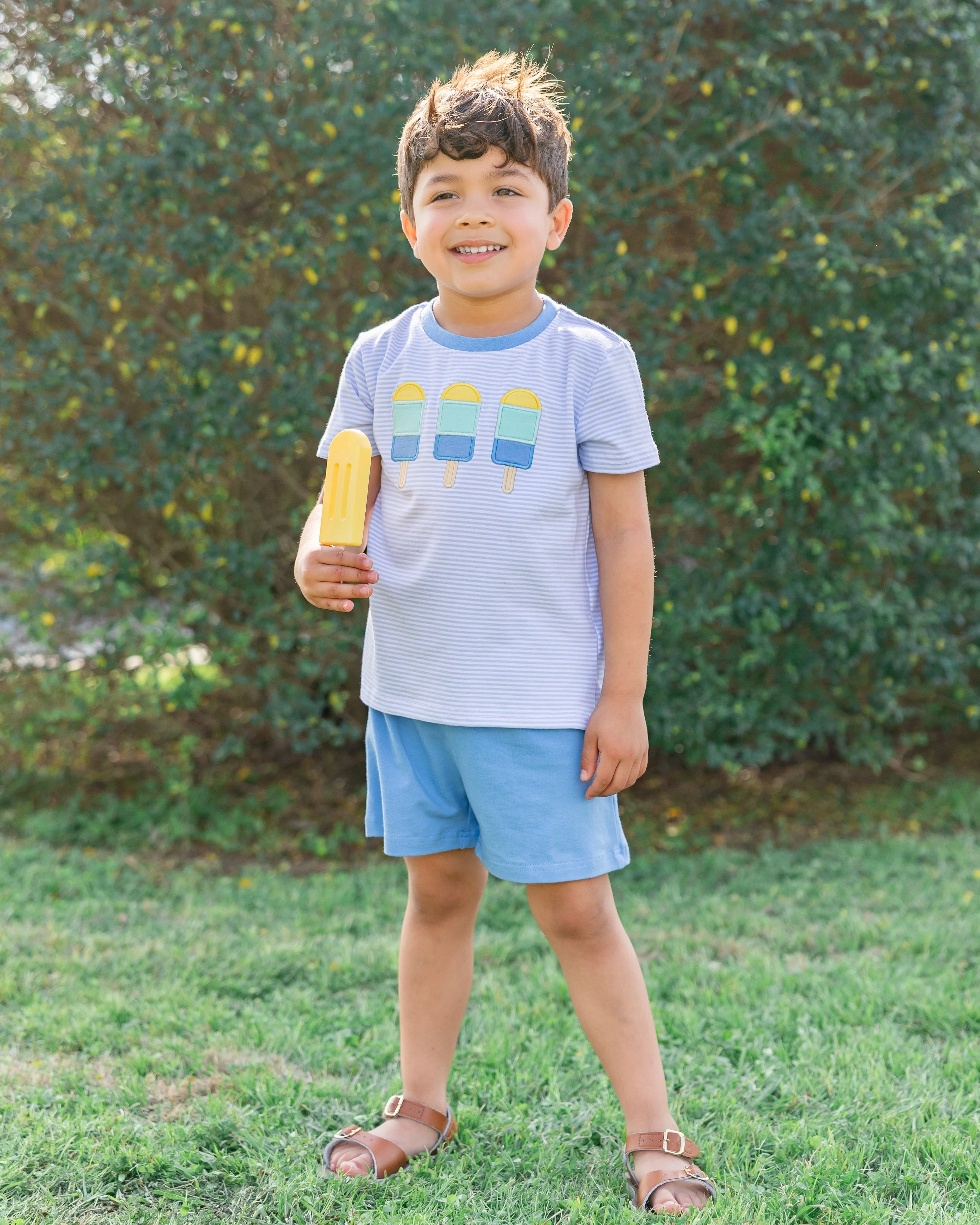 Jellybean Boy's Sunshine Pops Short Set - Image 6