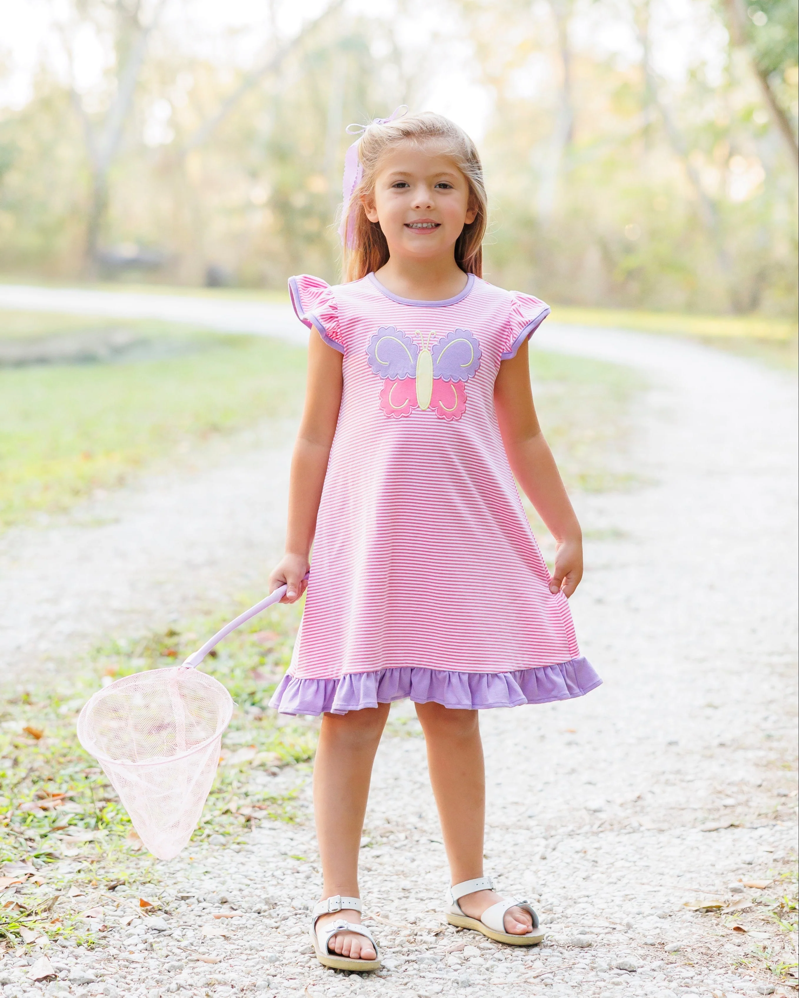 Jellybean Butterfly Kisses Flutter Dress - Image 2