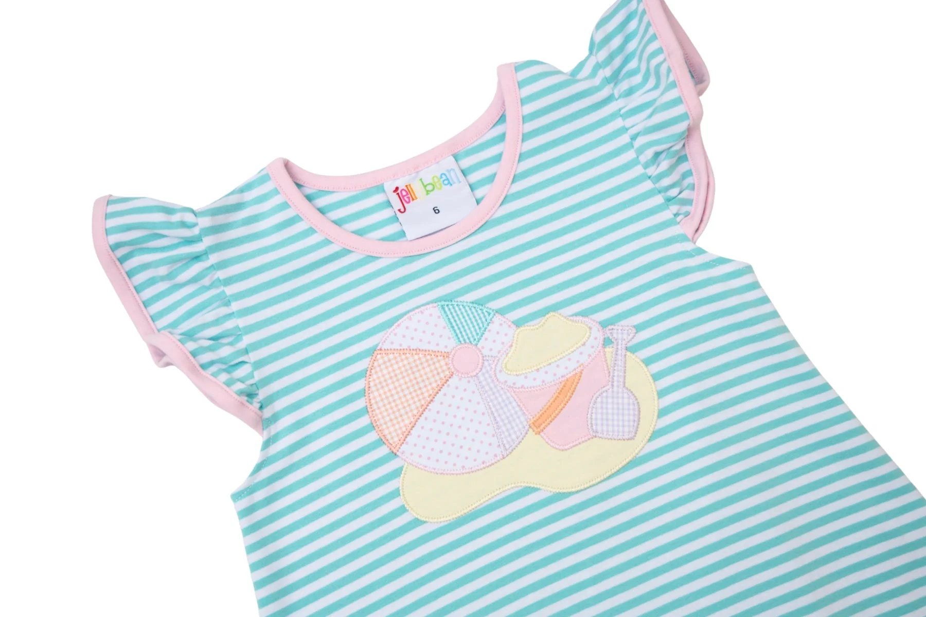 Jellybean Girl's Beach Days Ruffle Short Set - Image 6