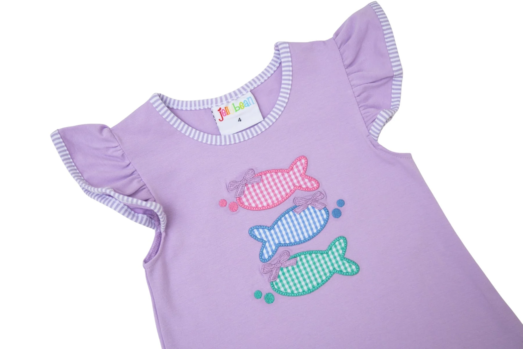 Jellybean Girl's One Fish Two Fish Scallop Short Set - Image 7