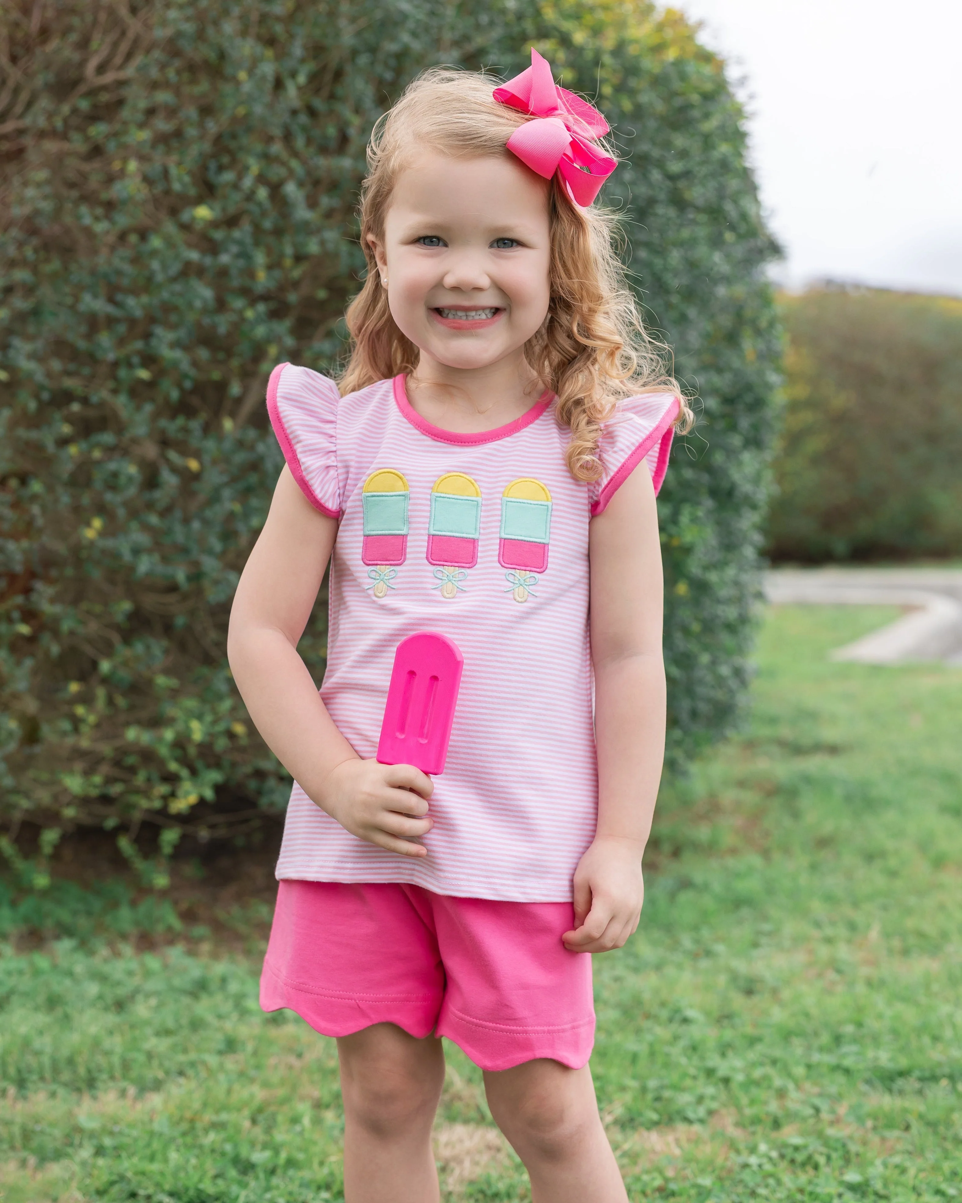 Jellybean Girl's Sunshine Pops Short Set - Image 2