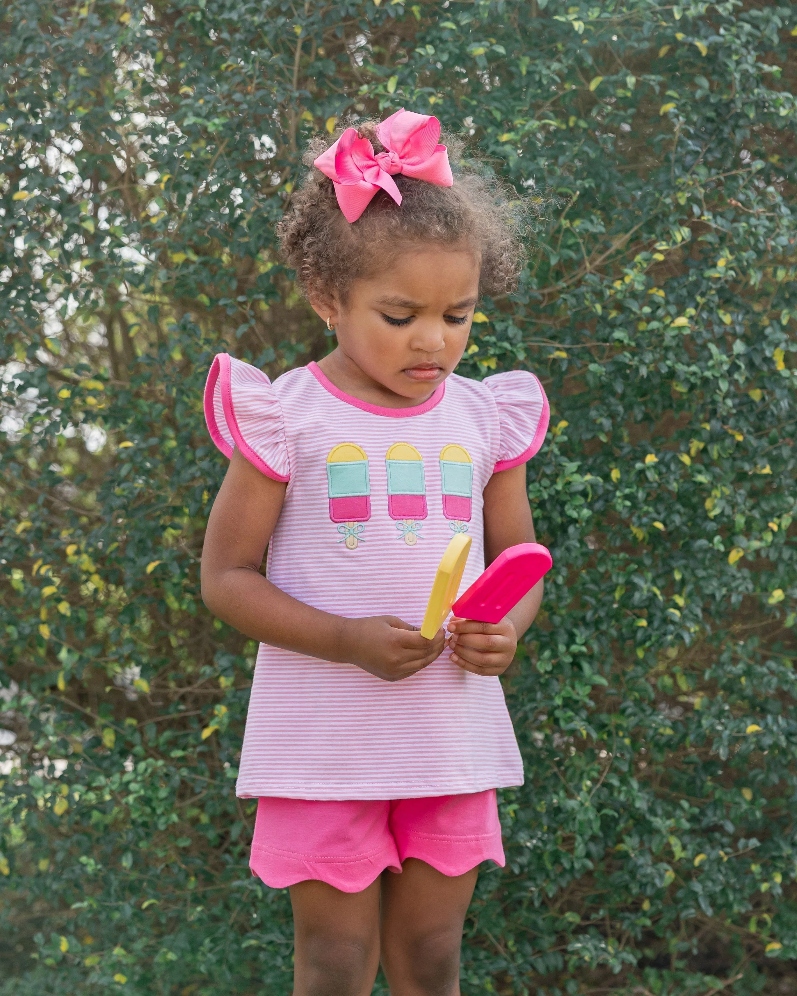 Jellybean Girl's Sunshine Pops Short Set - Image 3