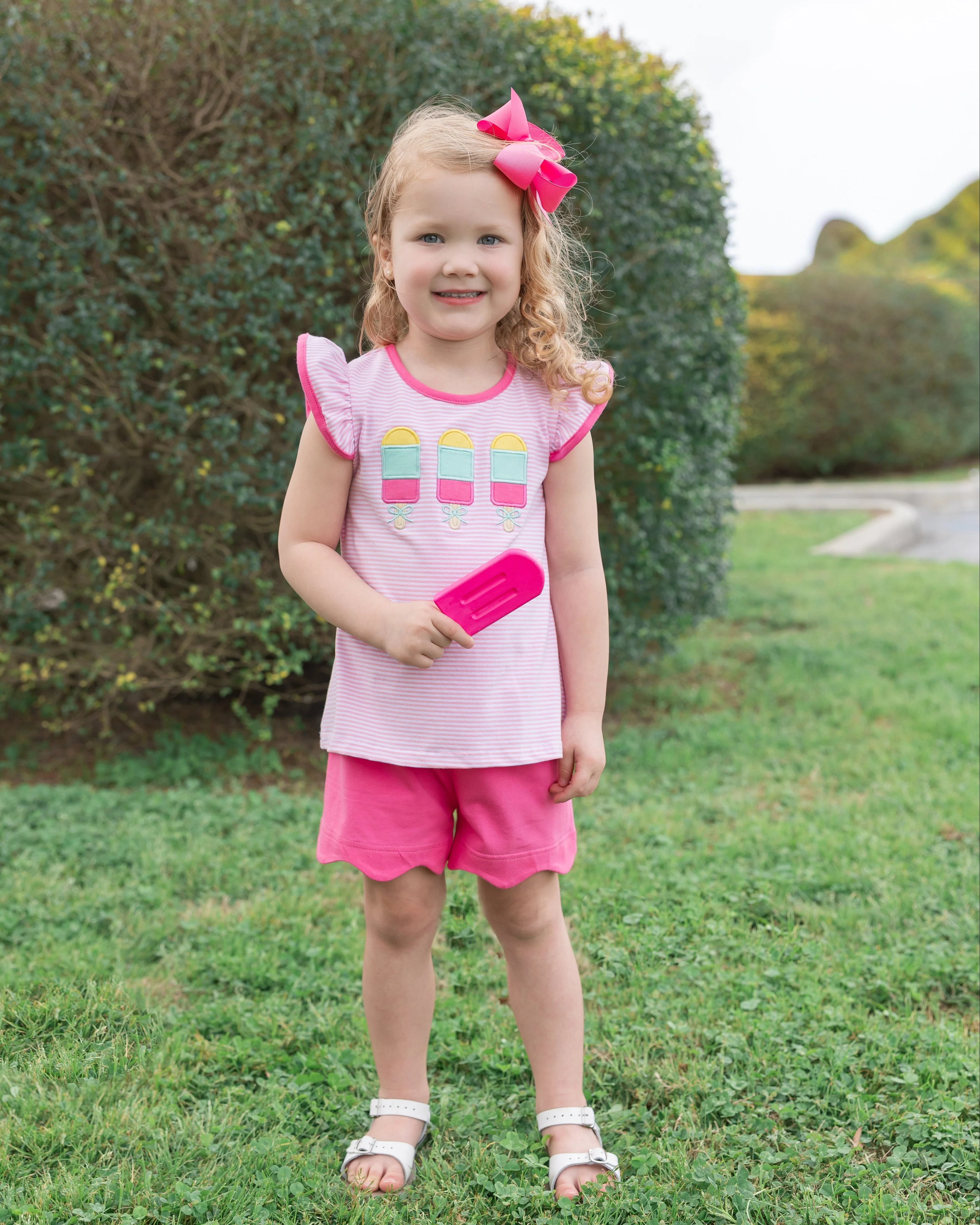 Jellybean Girl's Sunshine Pops Short Set - Image 7