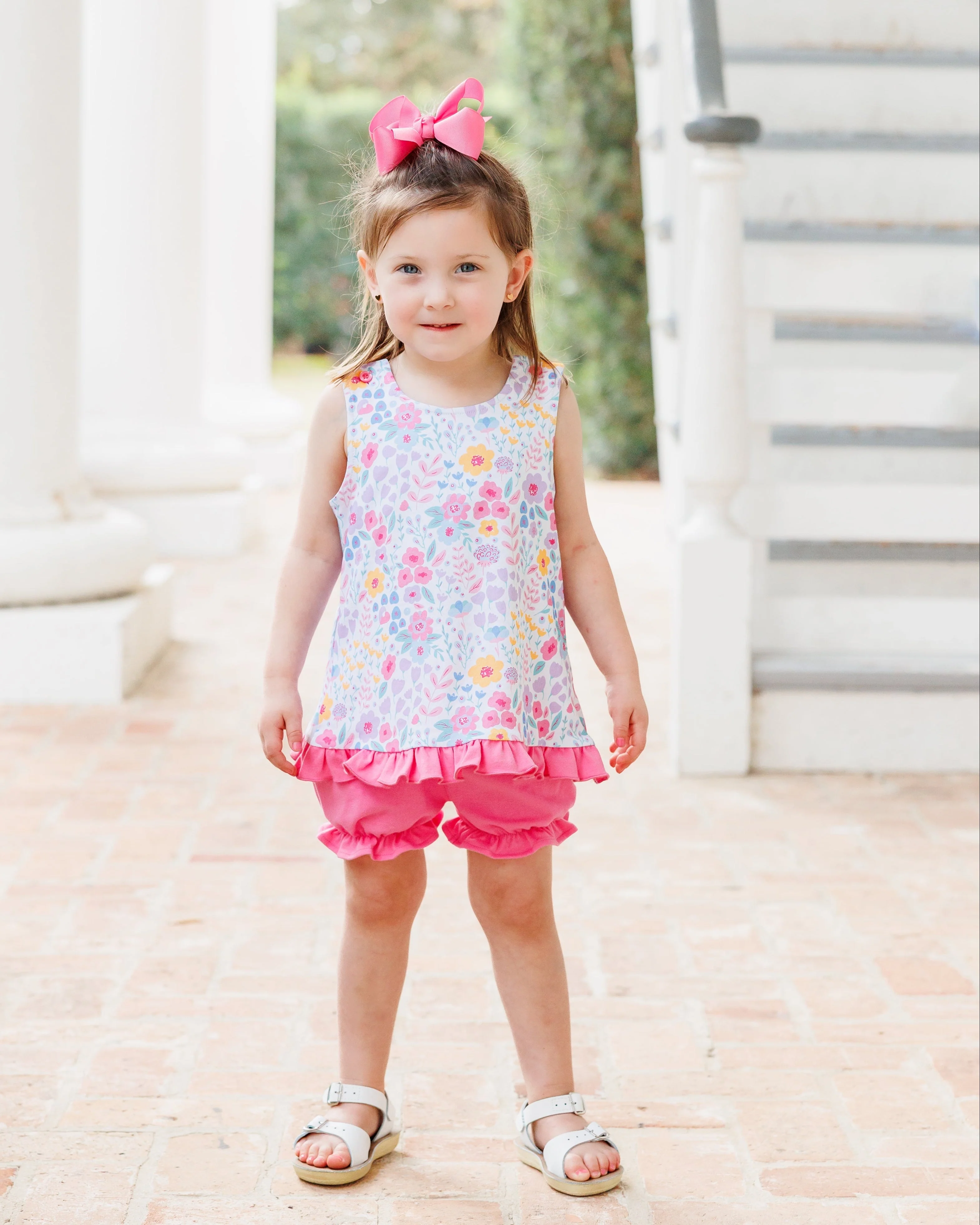 Jellybean Poppies and Petals Swing Back Bloomer Set - Image 5