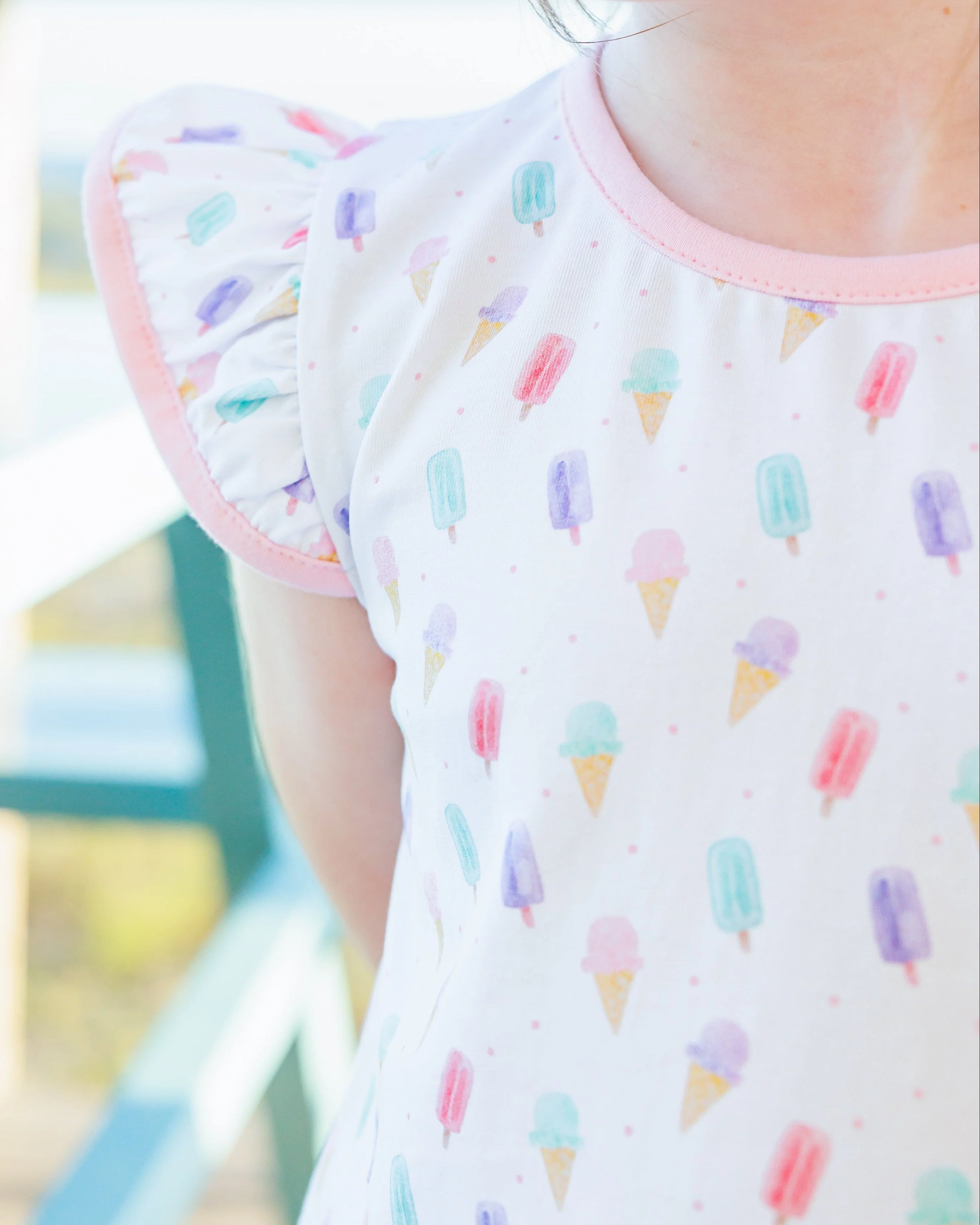 Jellybean Summertime Sweets Ruffle Pocket Dress - Image 3