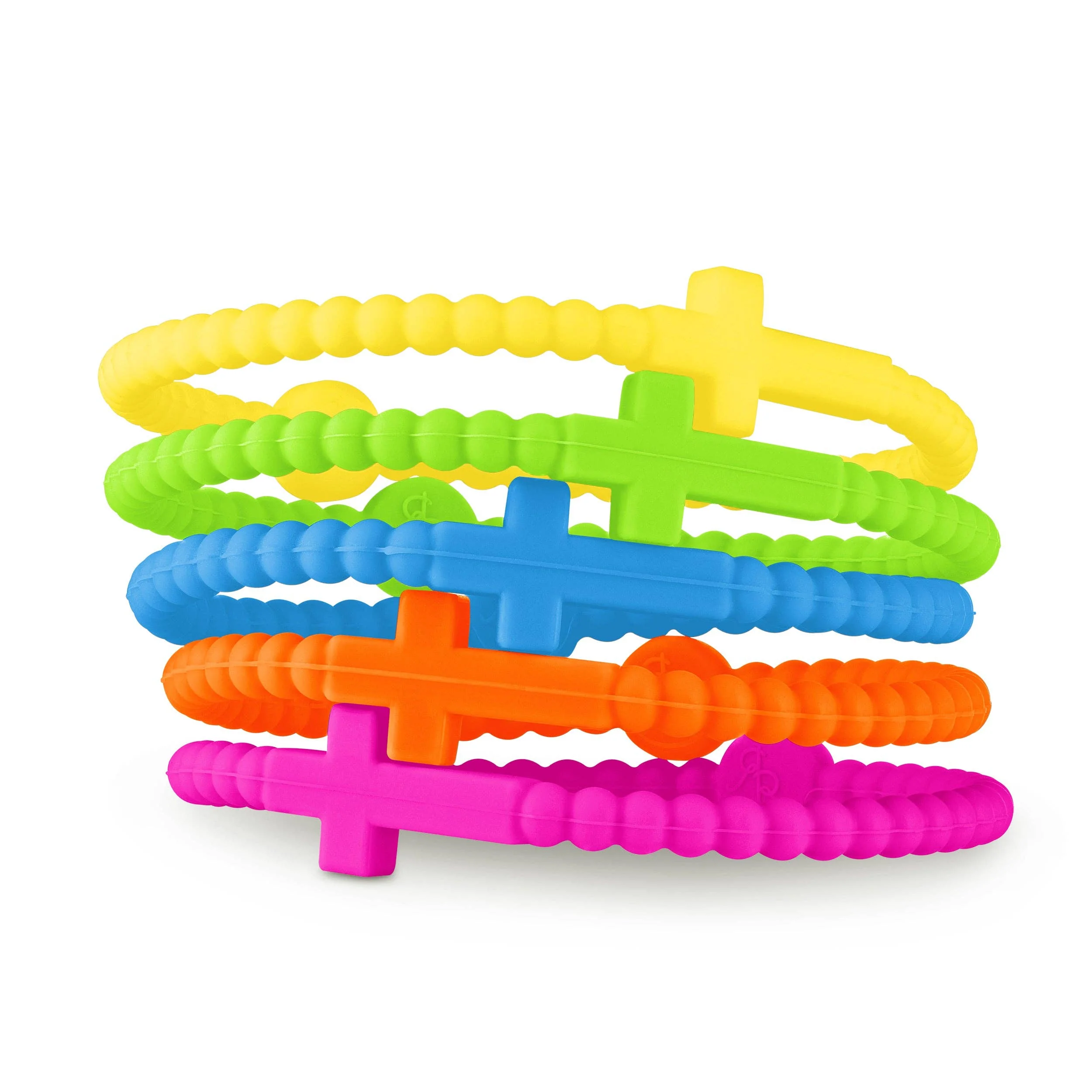 Jesus Bracelets (silicone cross bracelets): Boca (5 pack) / Large - Image 26