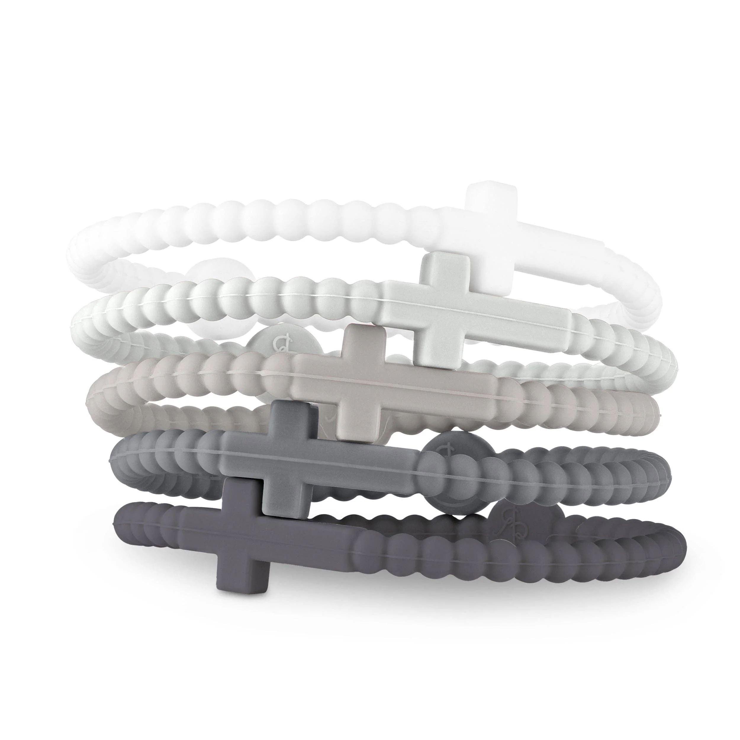 Jesus Bracelets (silicone cross bracelets): Confetti (5 pack) / Medium - Image 23