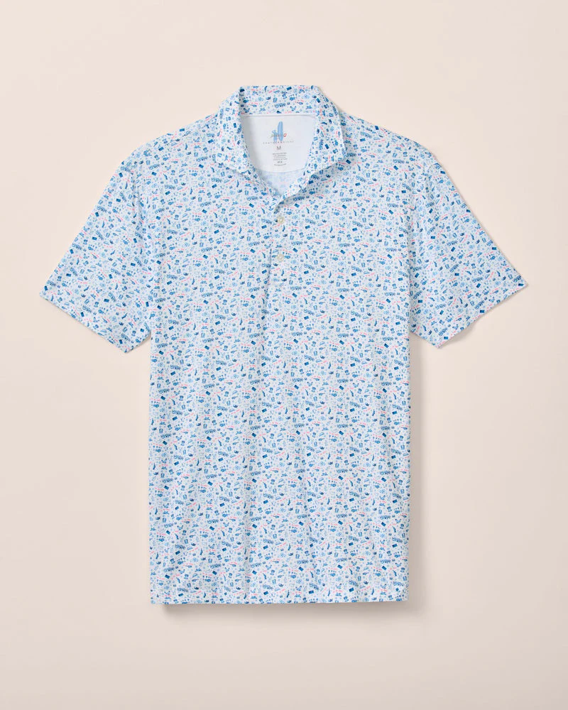 Johnnie-O Featherweight Performance JR Polo - JO Merica - Image 3