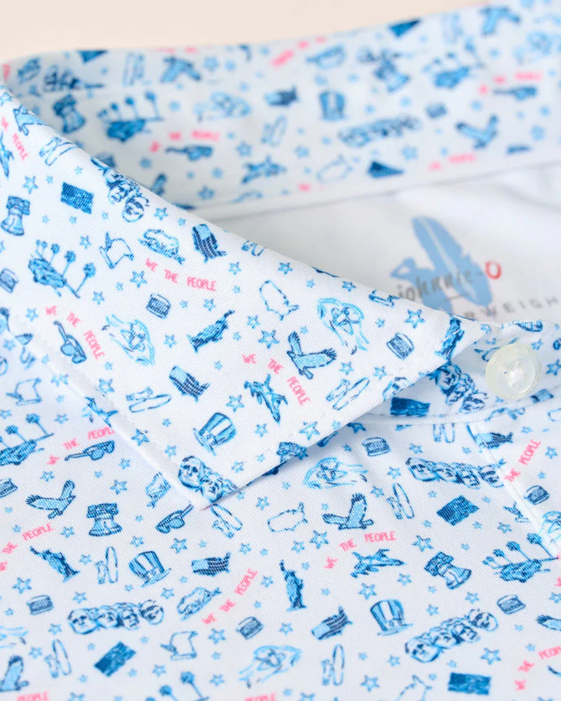 Johnnie-O Featherweight Performance JR Polo - JO Merica - Image 4