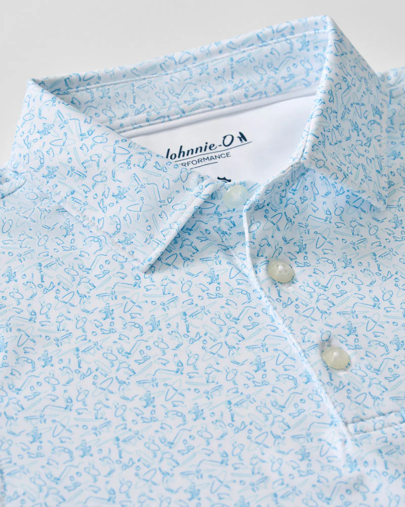 Johnnie-O Performance Jr. Jersey Polo - Beach Break - Image 2