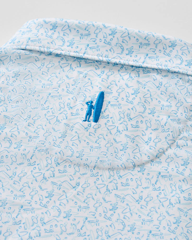 Johnnie-O Performance Jr. Jersey Polo - Beach Break - Image 4