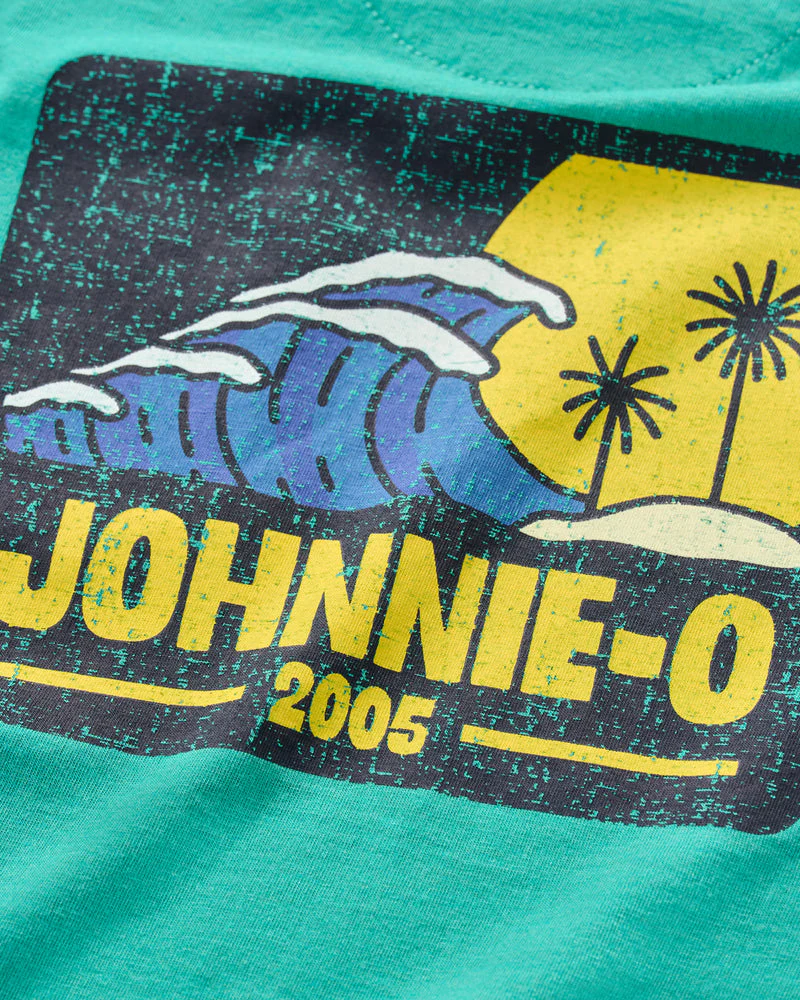 Johnnie-O WAVE RIDER Seaglass T-Shirt - Image 5
