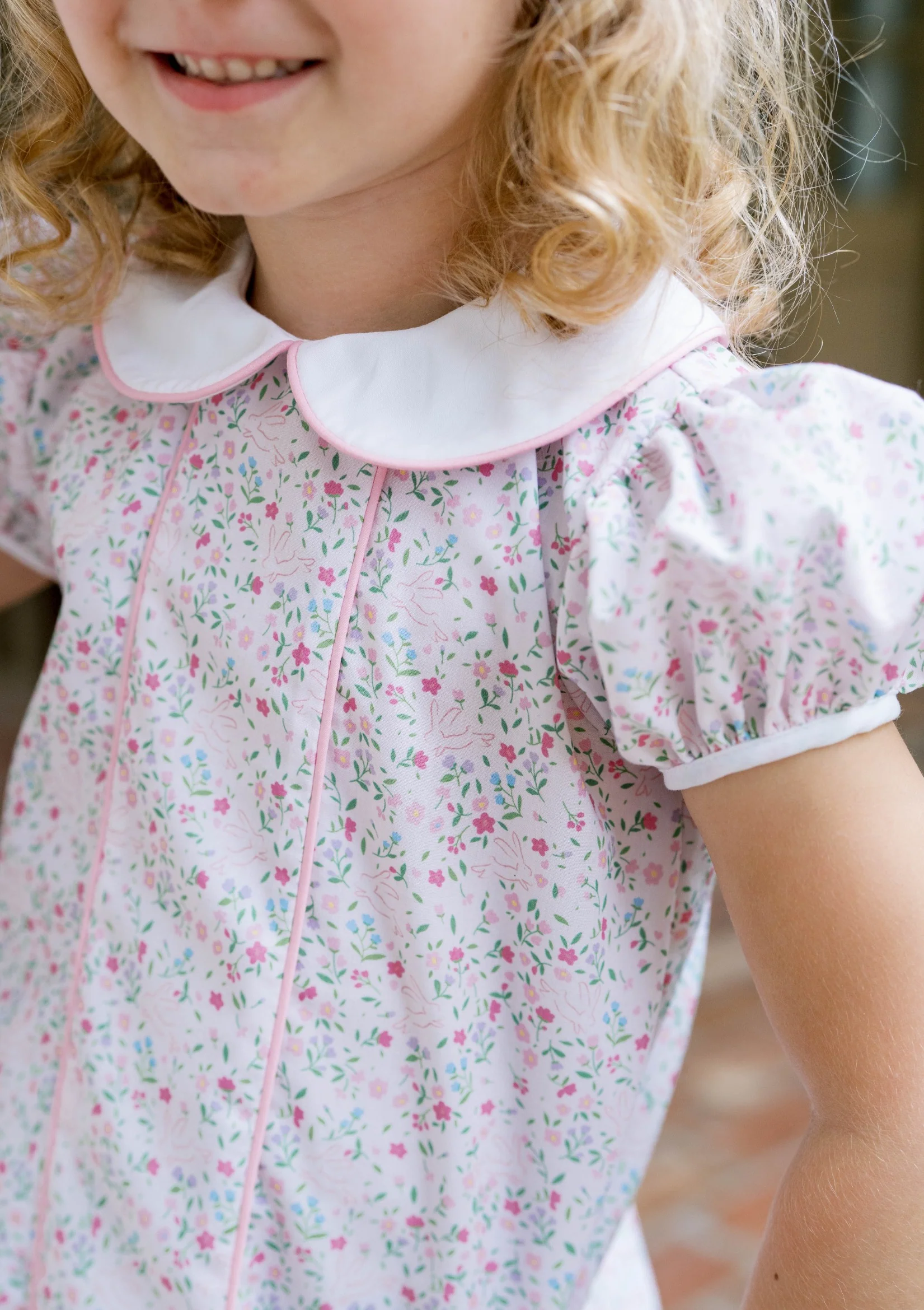 JOSIE DRESS- BELLE BUNNY FLORAL - Image 3
