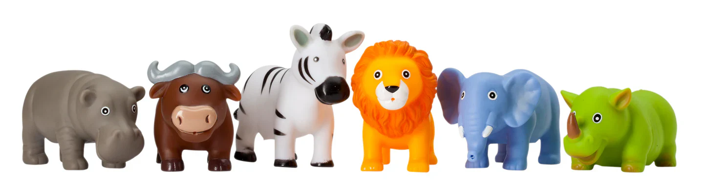 JUNGLE PARTY SQUIRTIE BABY BATH TOYS - Image 3