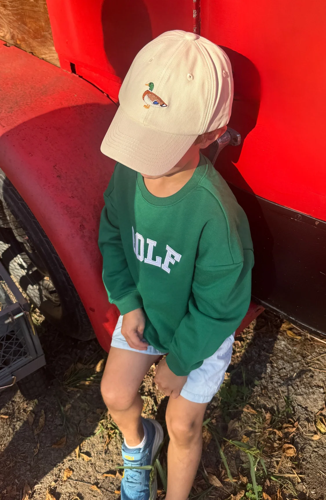 Khaki Mallard Baseball Hat Youth - Image 5