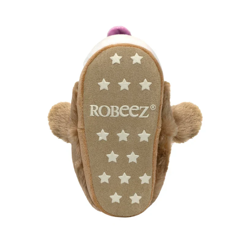 Kids' Rocky Puppy Faux Fur Slipper by Robeez - Image 3