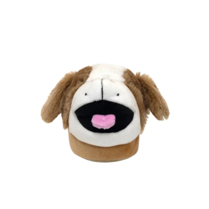 Kids' Rocky Puppy Faux Fur Slipper by Robeez - Image 6