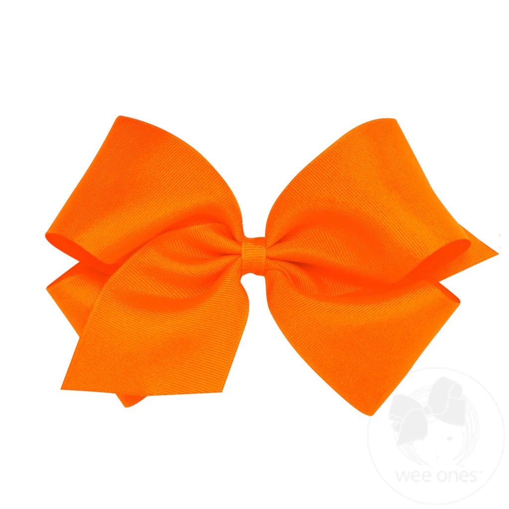 Wee Ones King Classic Grosgrain Hair Bow MANY COLORS - Image 15