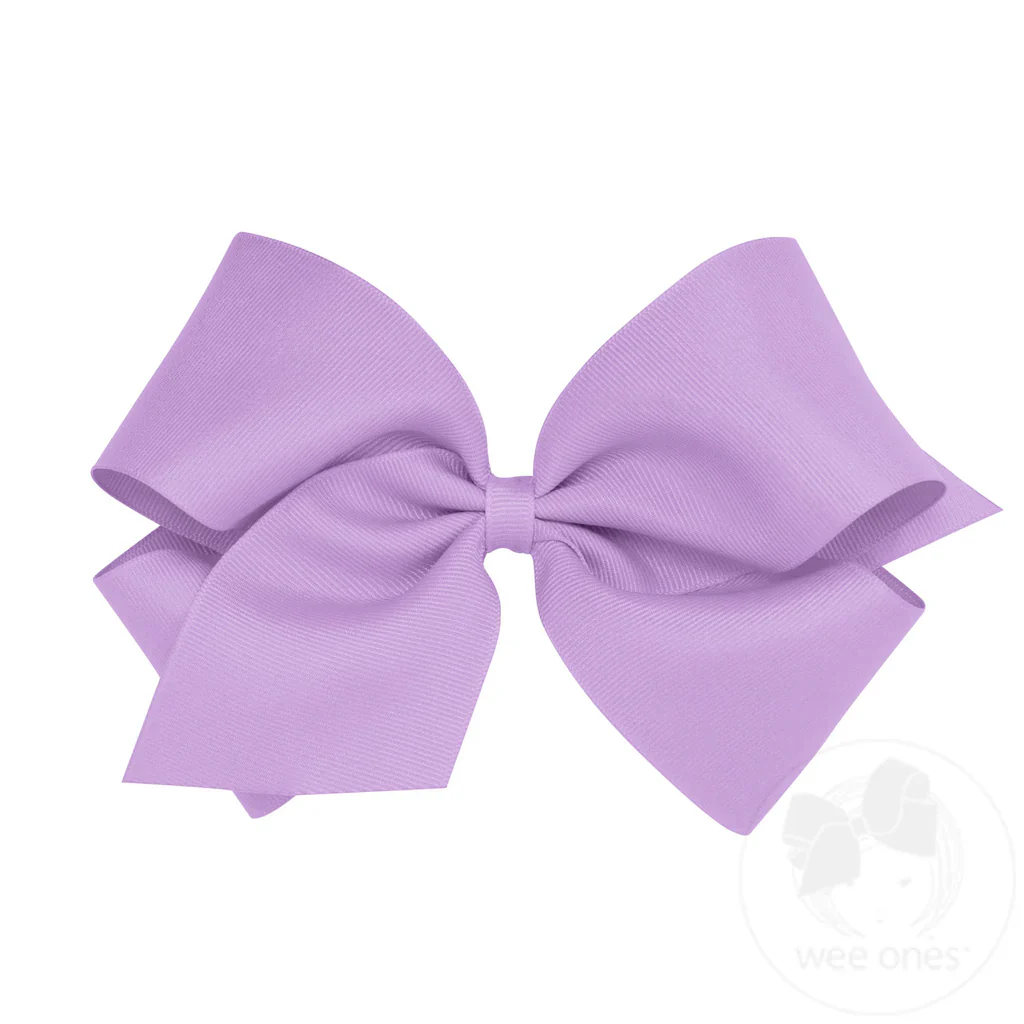 Wee Ones King Classic Grosgrain Hair Bow MANY COLORS - Image 16