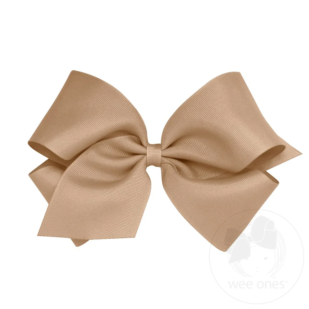 Wee Ones King Classic Grosgrain Hair Bow MANY COLORS - Image 18