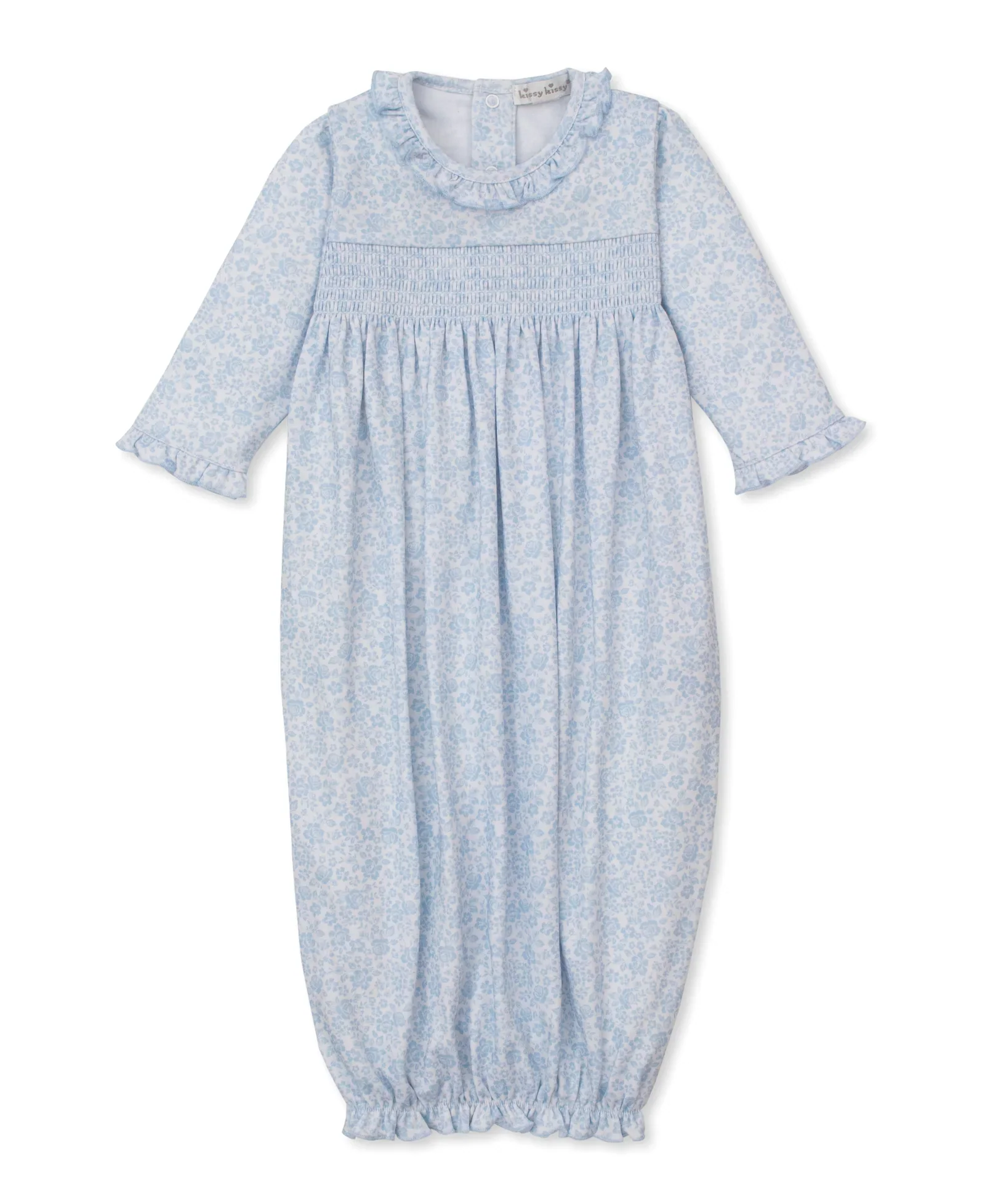 Kissy Kissy  Country Gardens Blue Smocked Sack - Image 3