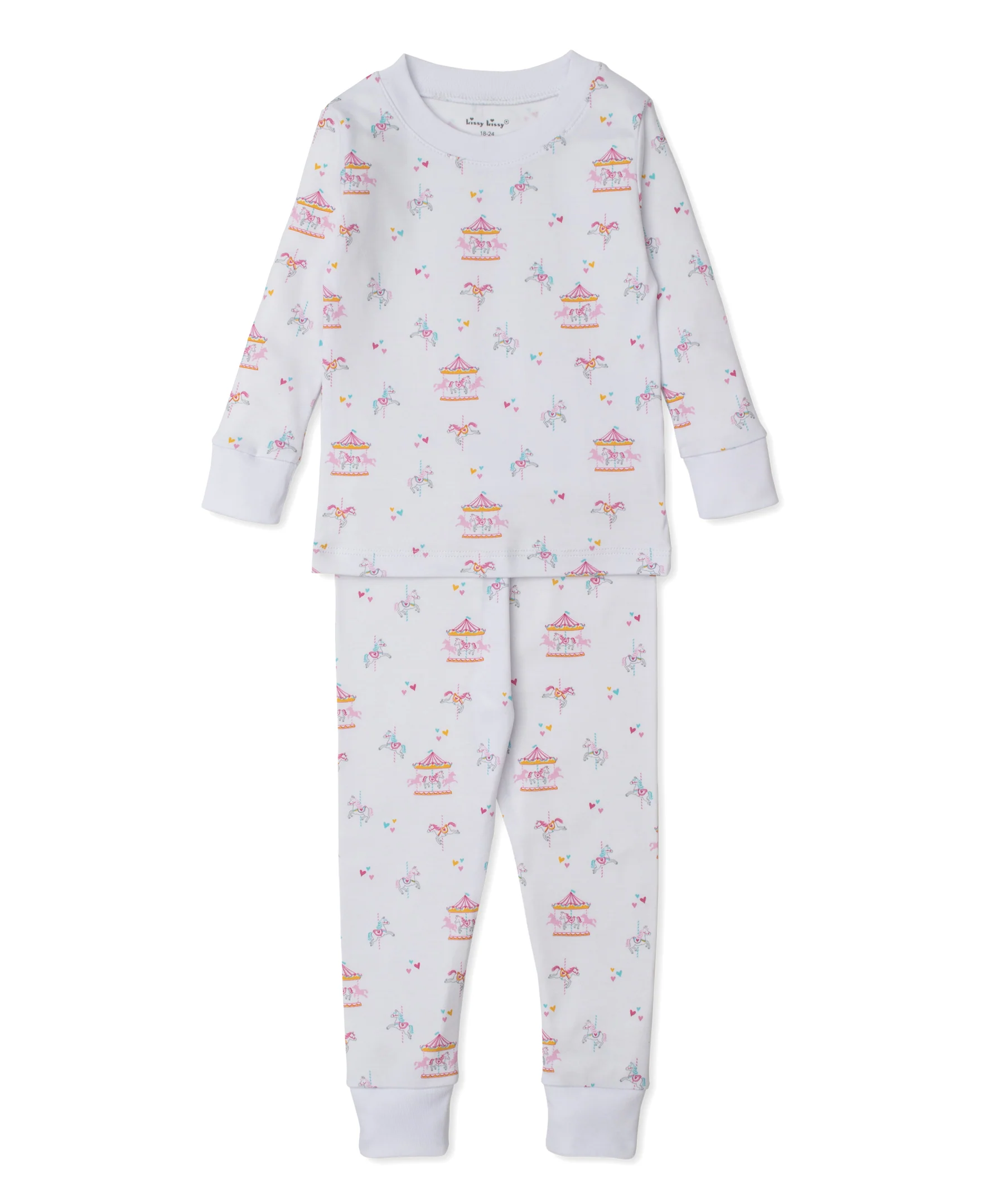 Kissy Kissy PJs  Carousel Magic- LONG SLEEVE - Image 2