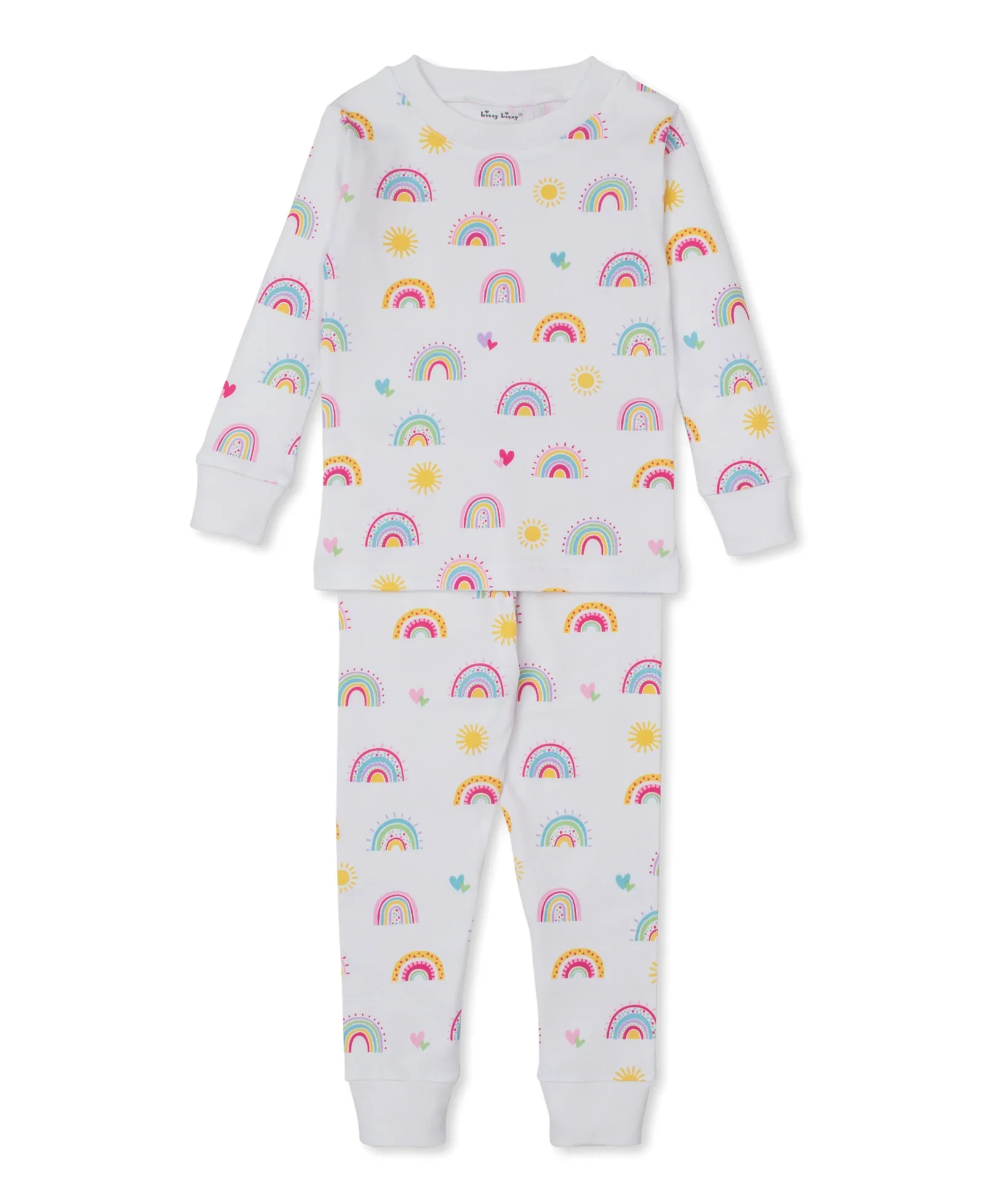 Kissy Kissy PJs  Rainbow Sunshine- LONG SLEEVE - Image 4