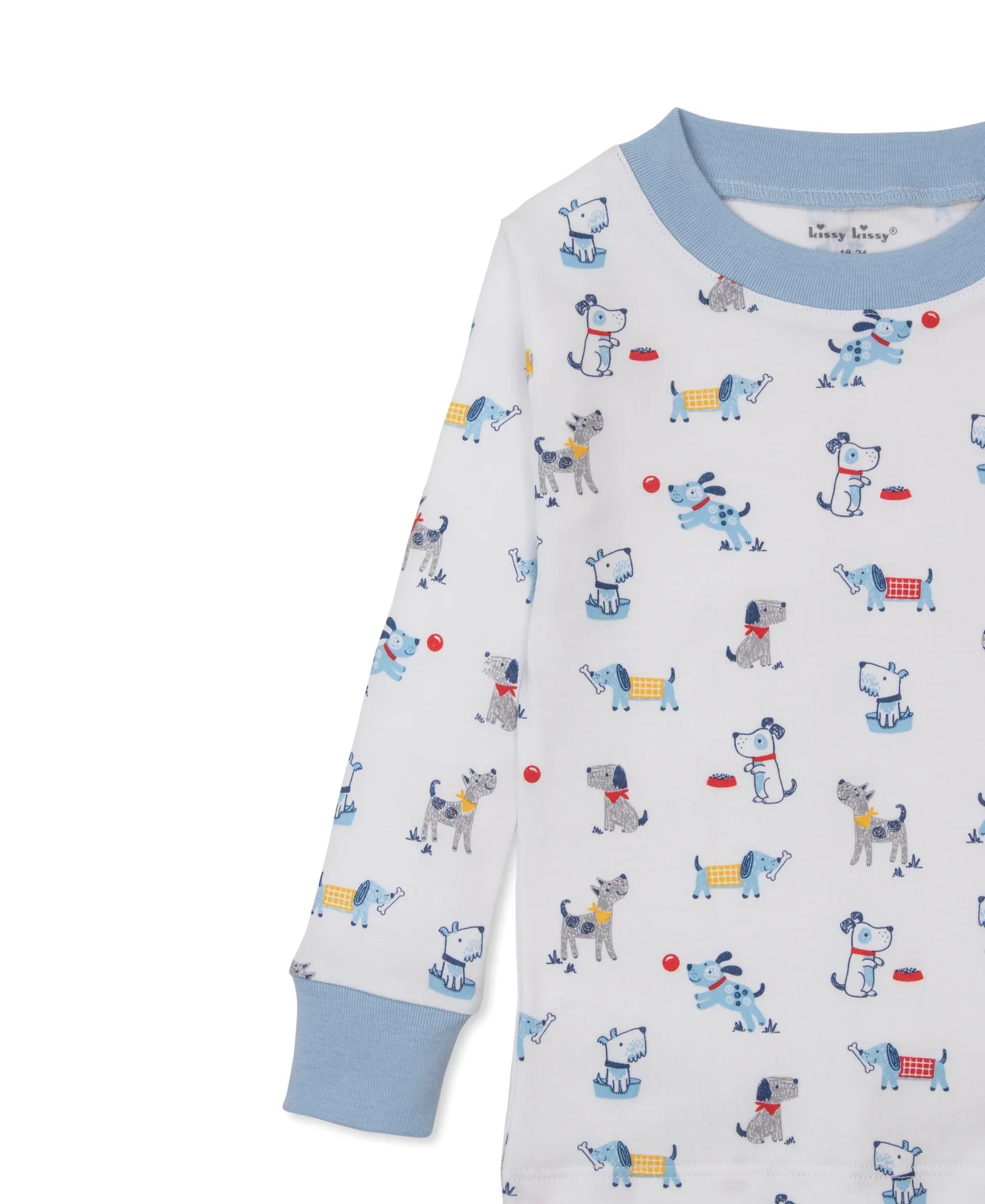Kissy Kissy Puppy Patch Toddler Pajama Set - Image 3