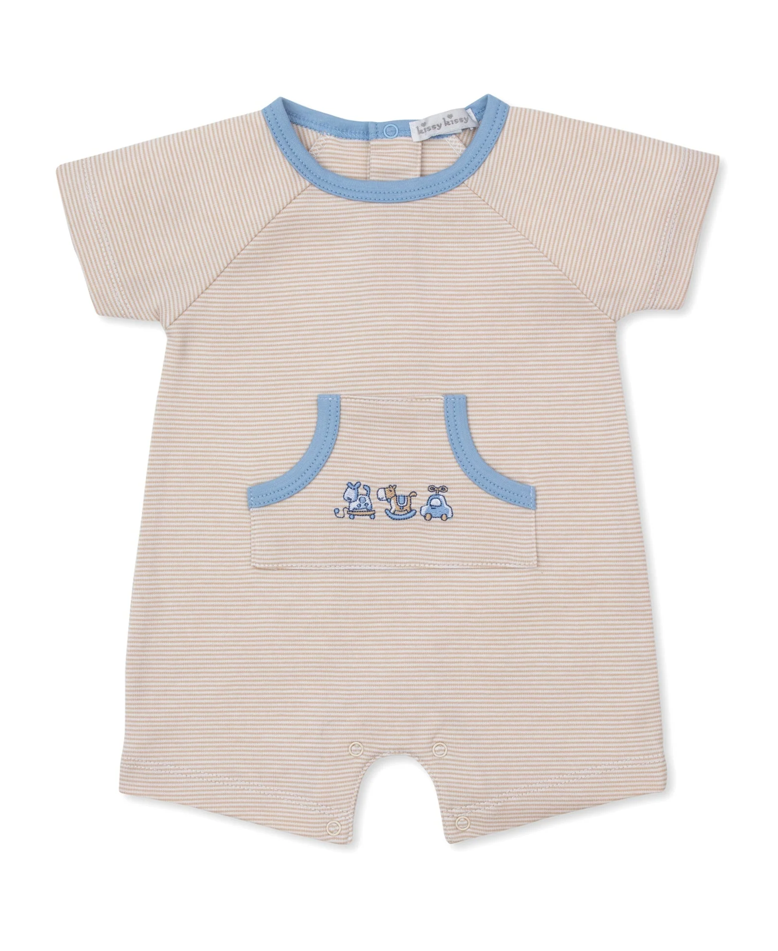 Kissy Kissy Vintage Toy Fun Short Stripe Playsuit - Image 2