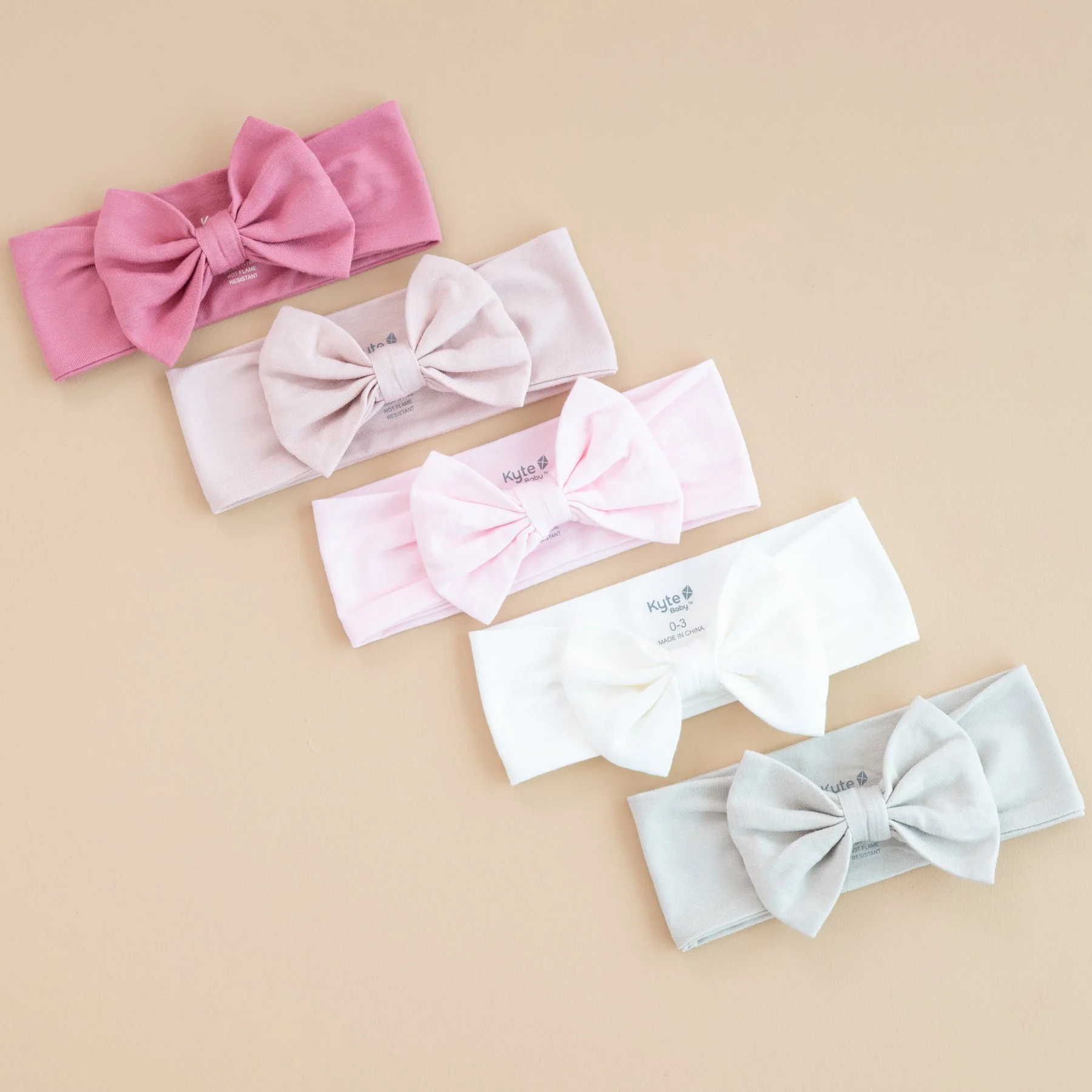 Kyte Bow Headband in Blush - Image 3