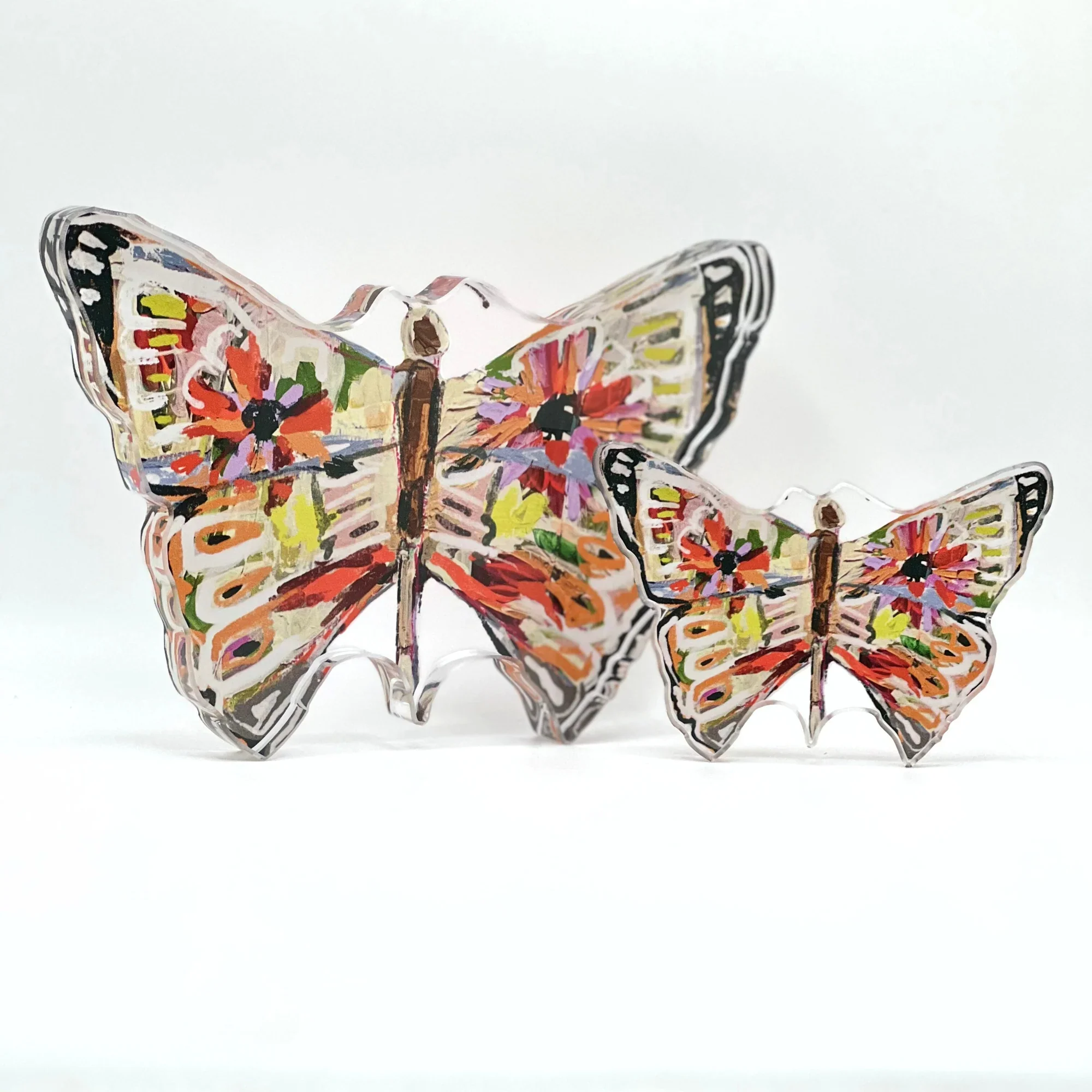 Lauren Dunn CONFETTI ACRYLIC BUTTERFLY - Image 2