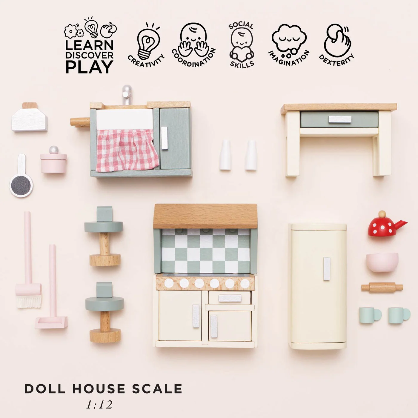 LE TOY VAN Doll Houase Kitchen Furniture - Image 3