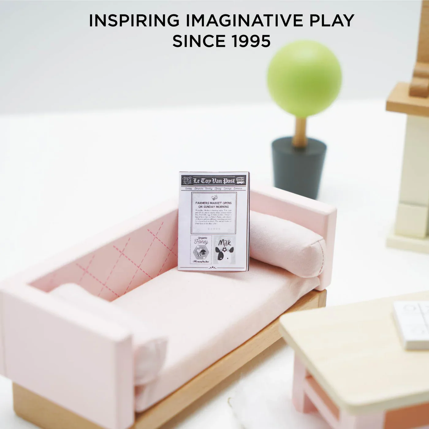 LE TOY VAN Doll House Sitting Room Furniture Set - Image 5