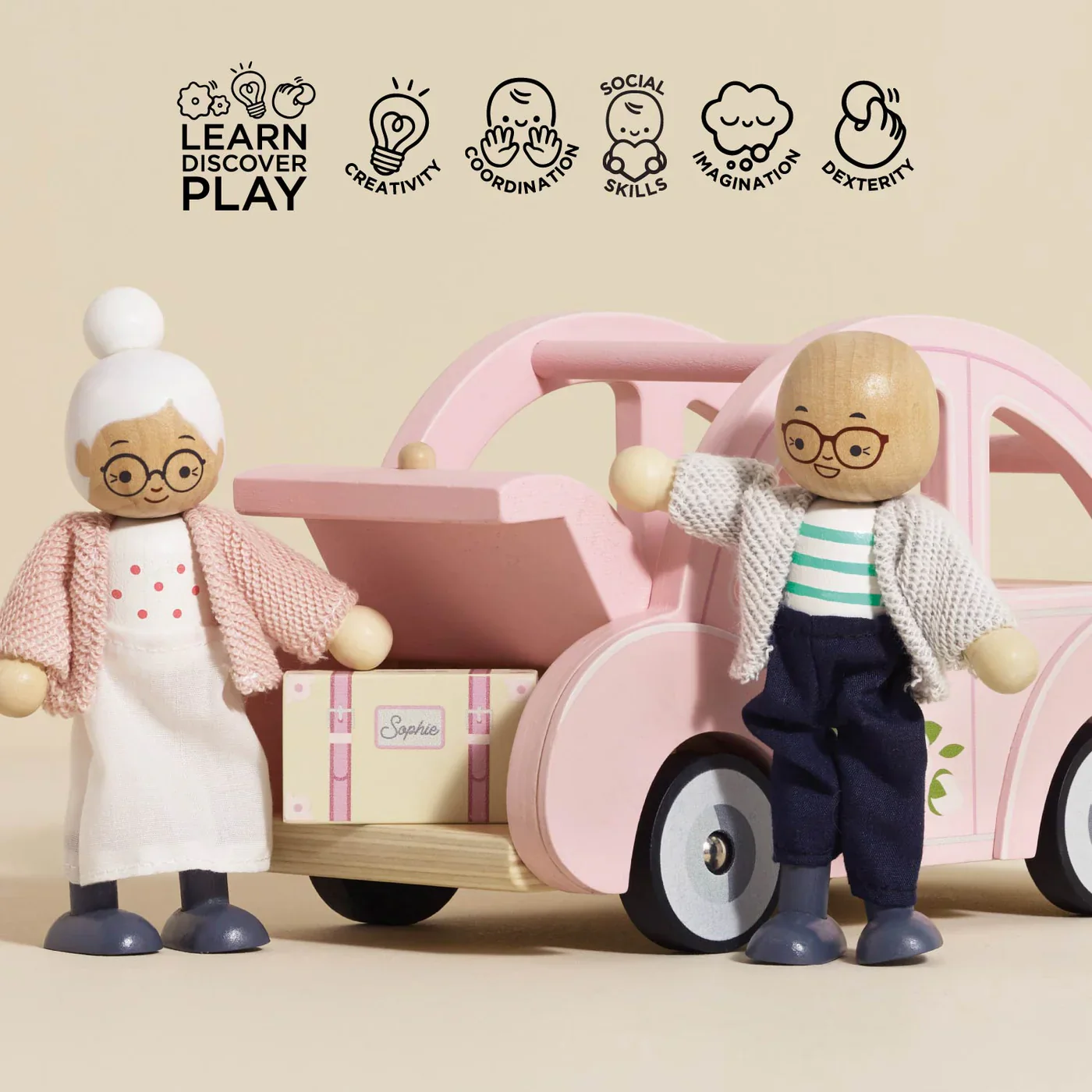 LE TOY VAN Sophie's Dolls House Toy Car - Image 3