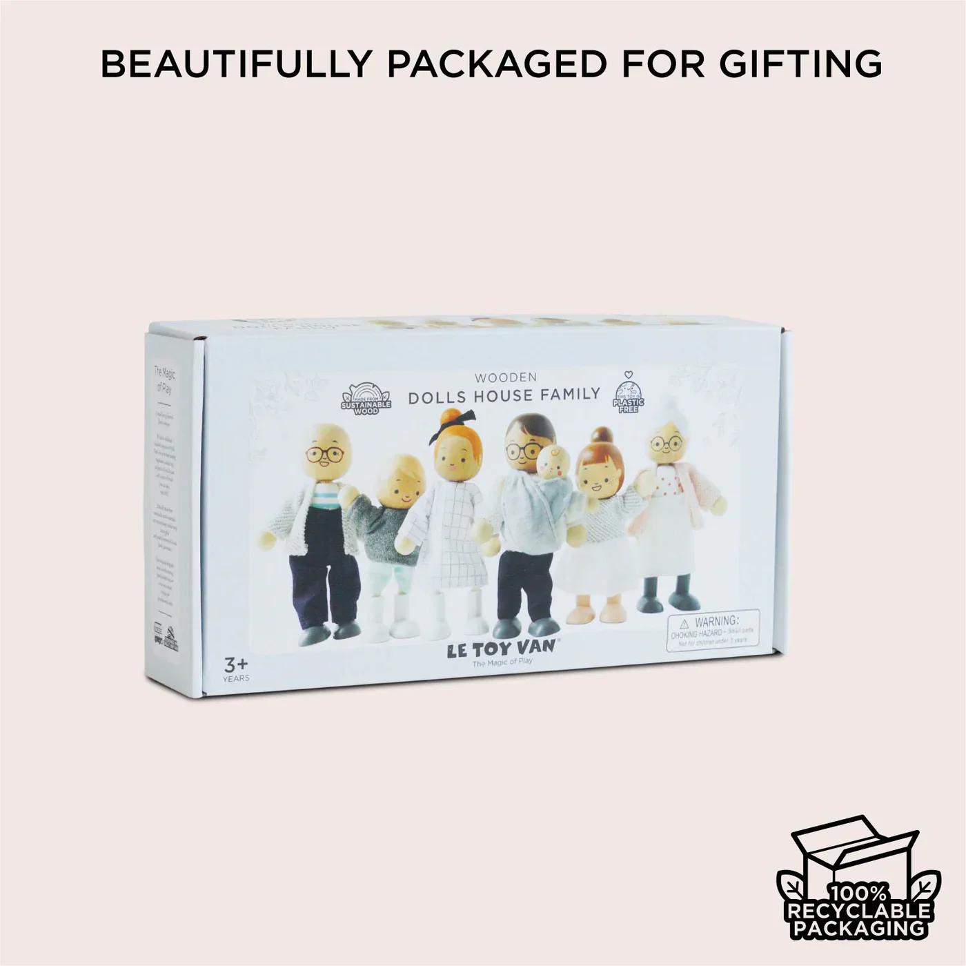 LE TOY VAN Wooden Dolls House Family - Image 8