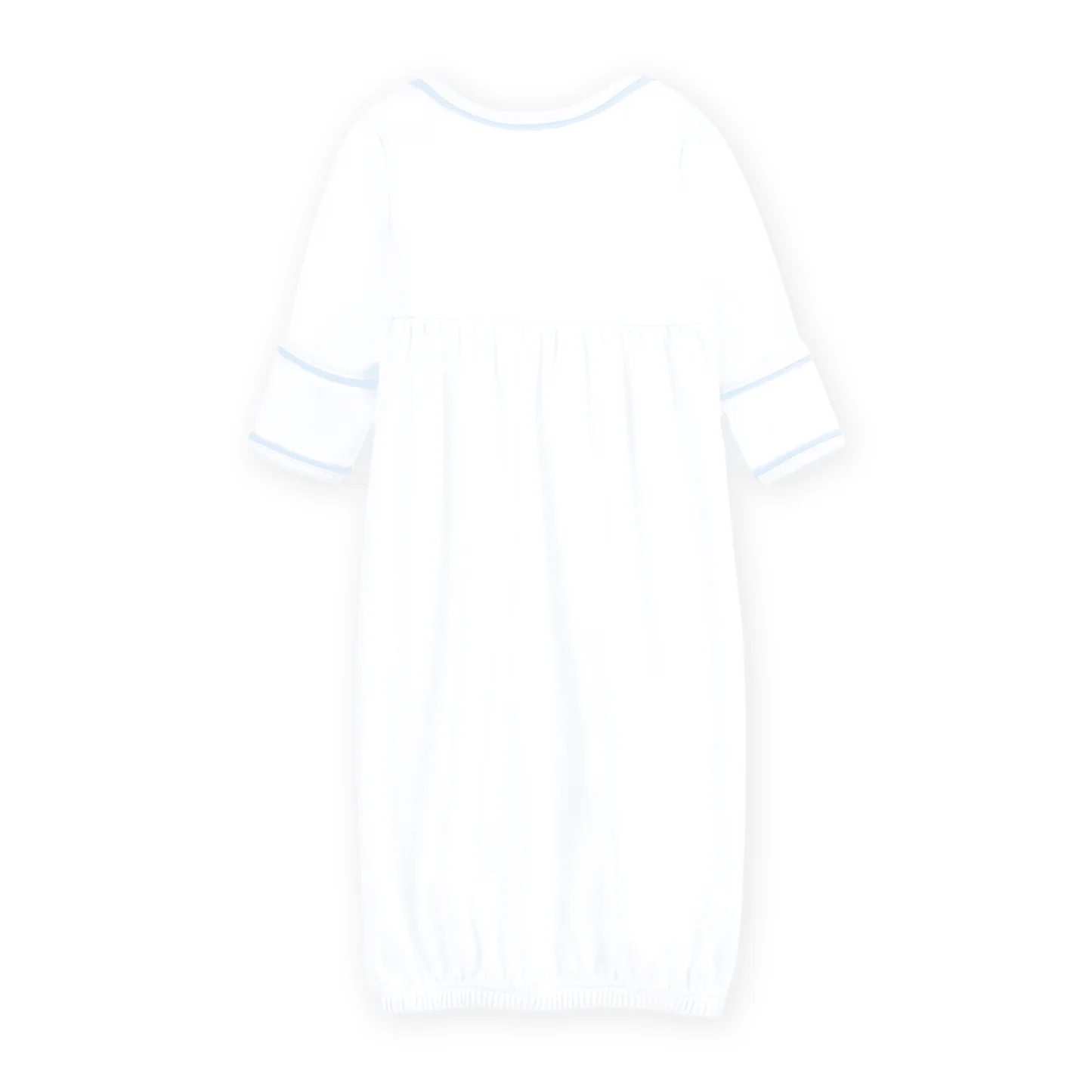 Leaping Bunnies Gathered Gown - Light Blue - Image 2