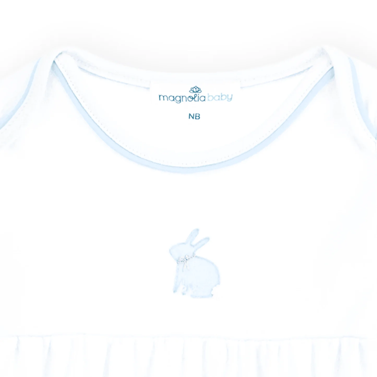 Leaping Bunnies Gathered Gown - Light Blue - Image 3
