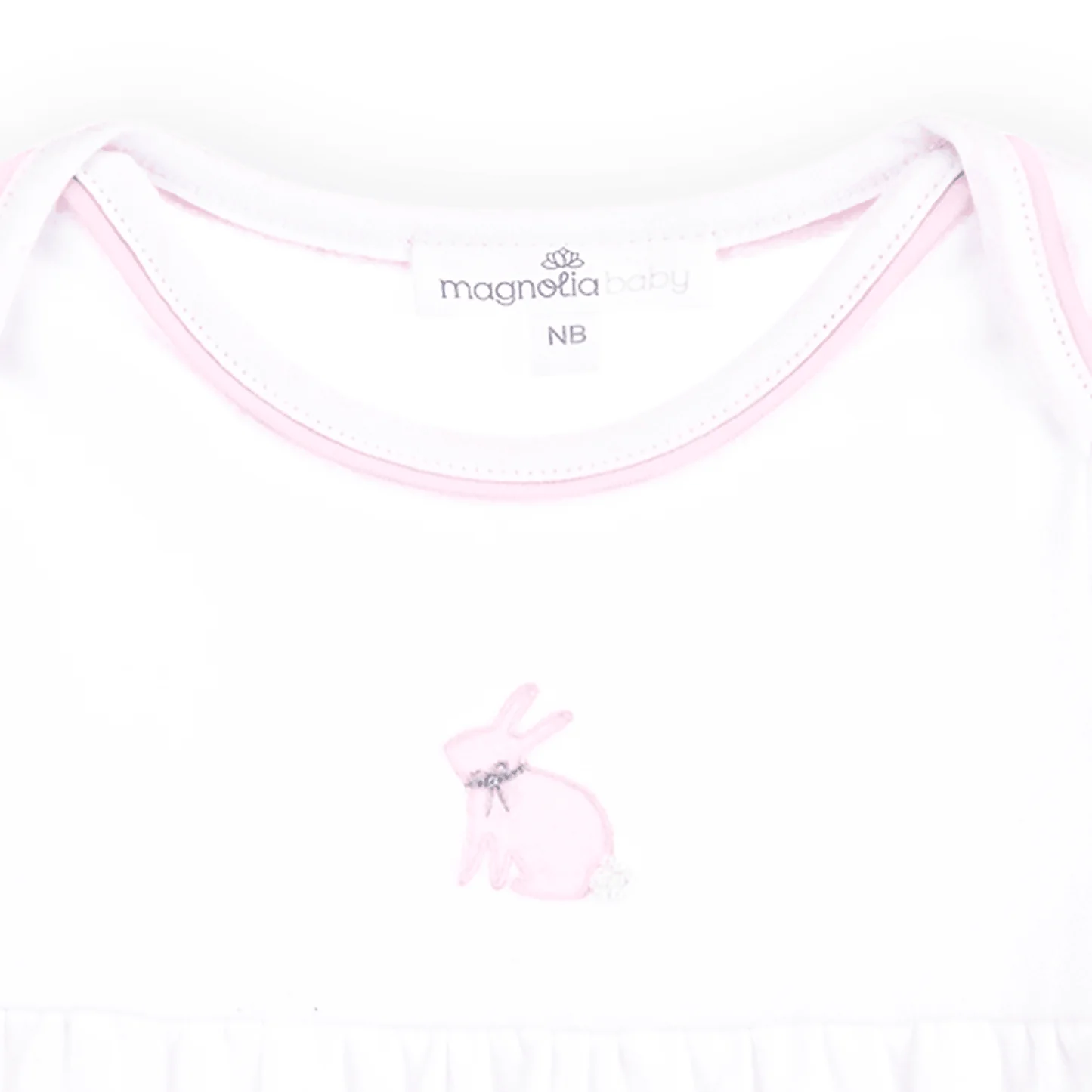 Leaping Bunnies Gathered Gown - Pink - Image 3