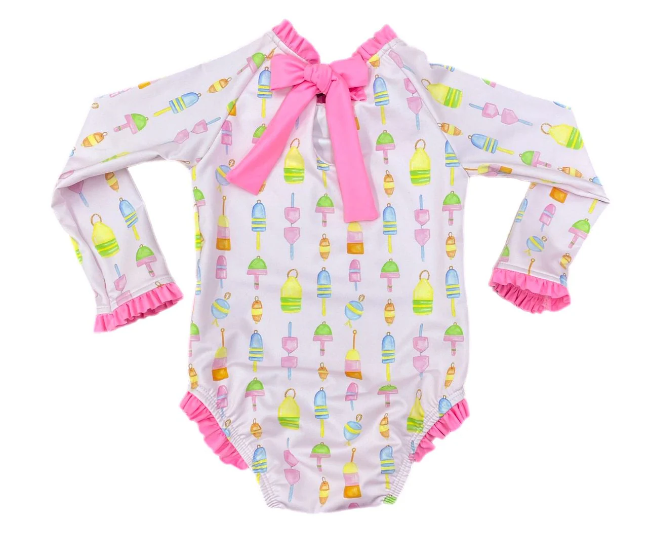 Leighton One Piece Girl's Rash Guard Swim- Fishing - Image 6