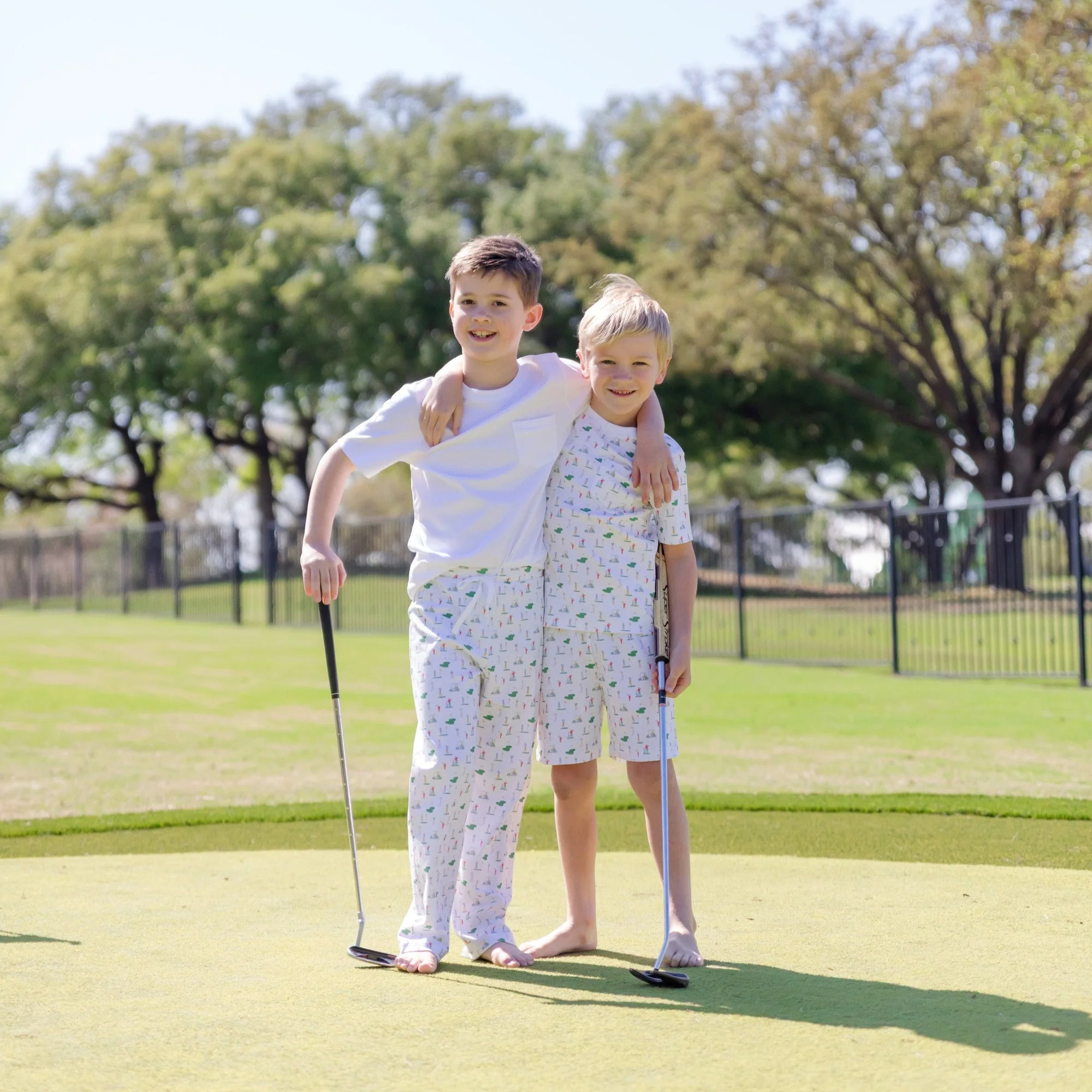 Lila and Hayes Charles Boys' Short Set - Golf Life - Image 4